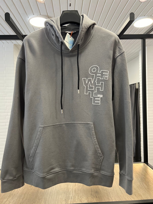 Off White Arrows Grey Hoodie