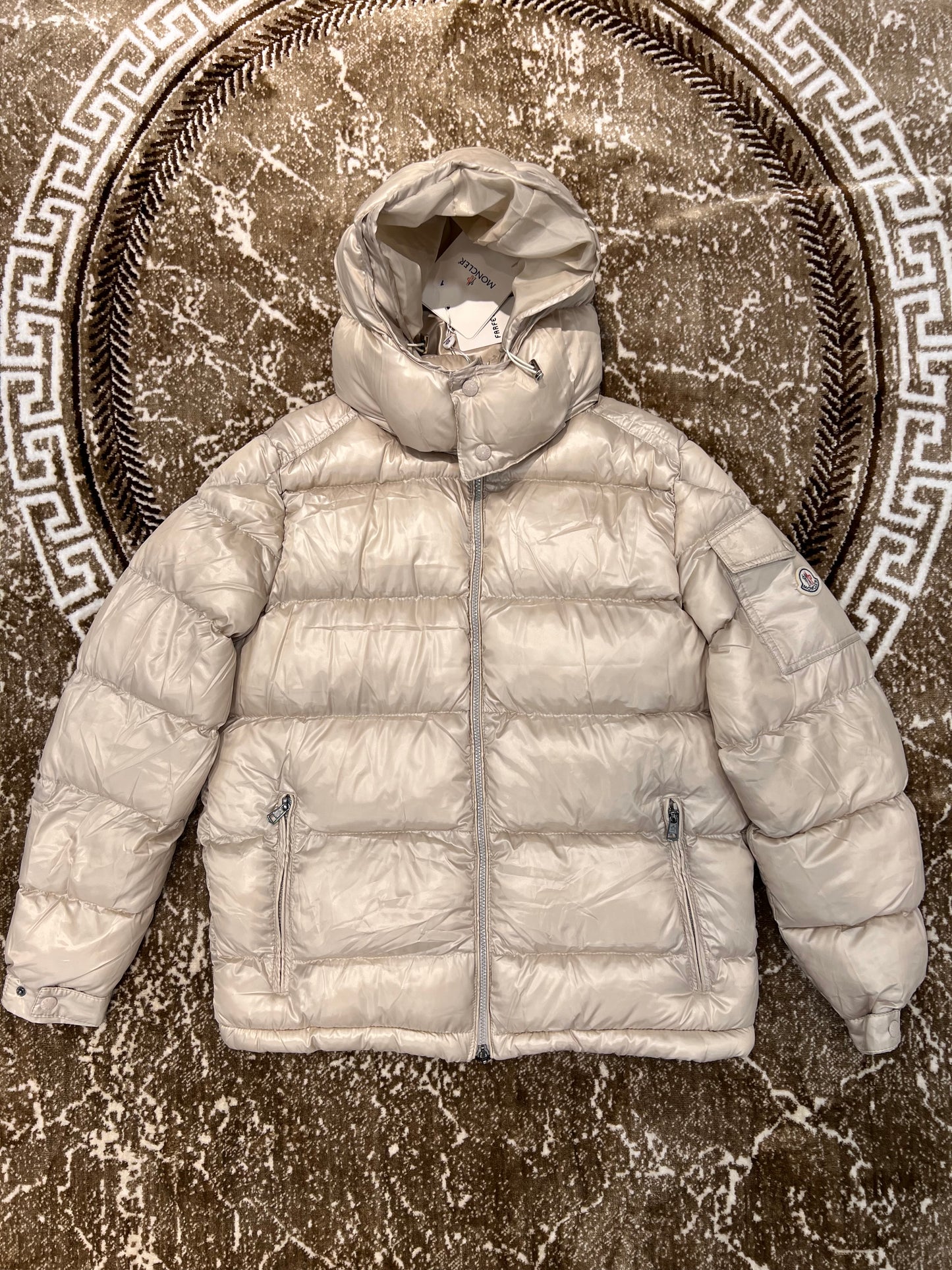 Moncler Maya Beige Puffer