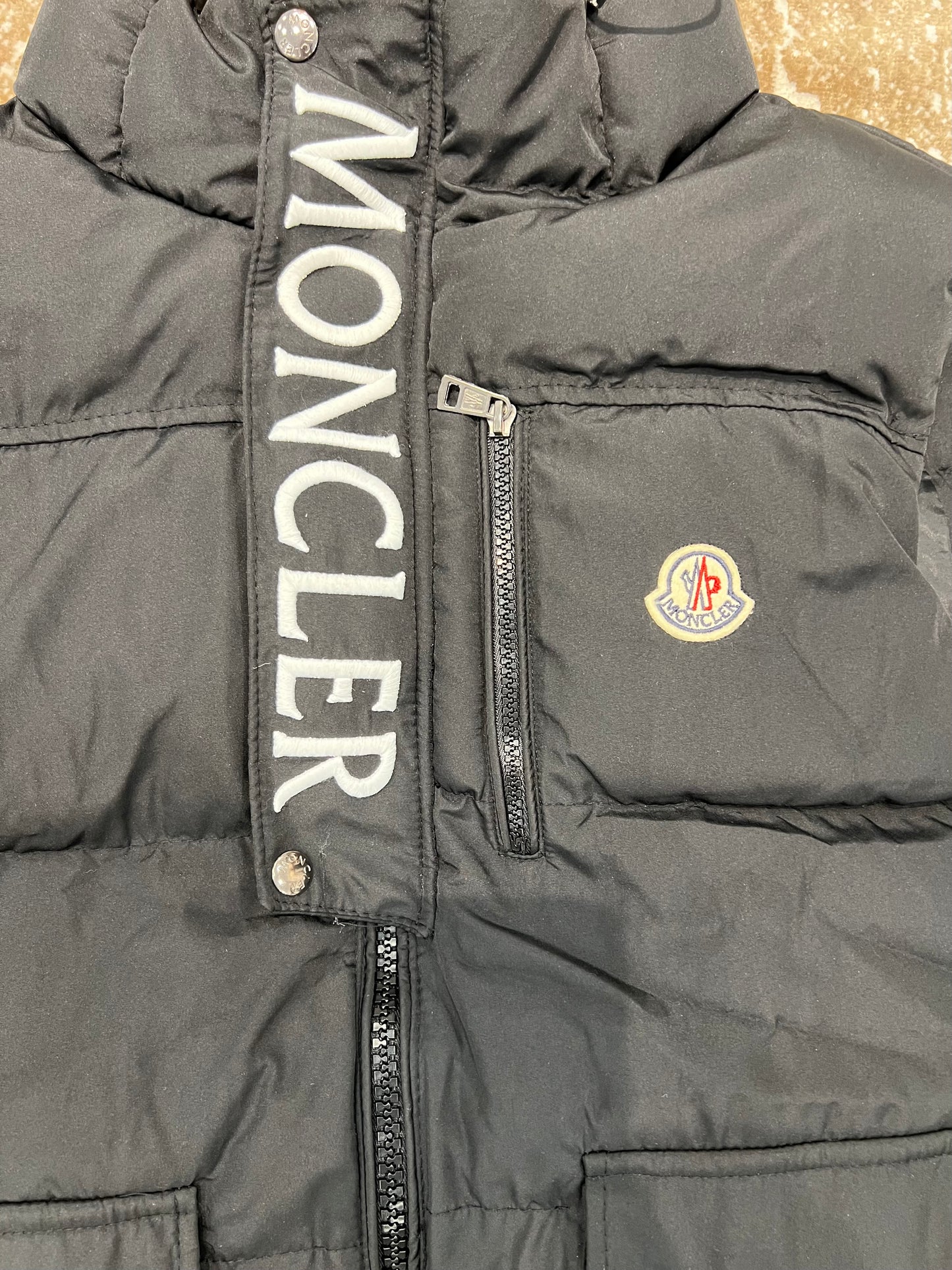 Moncler Logo Black Vest