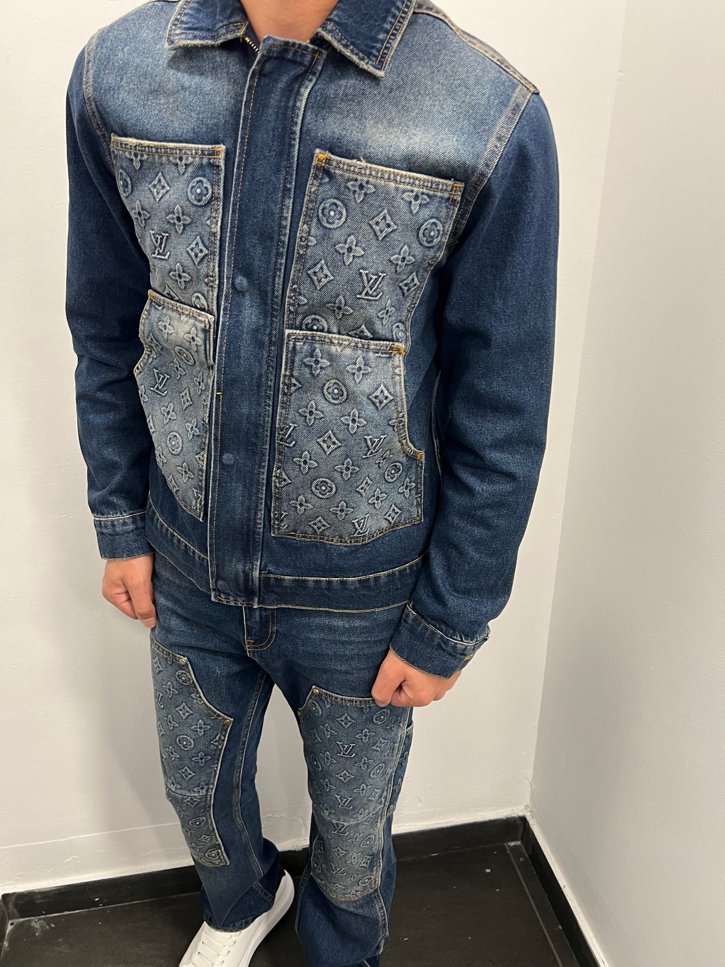 Lv Denim Carpenter Jacket