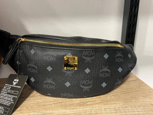 Mcm Waist Bag Black