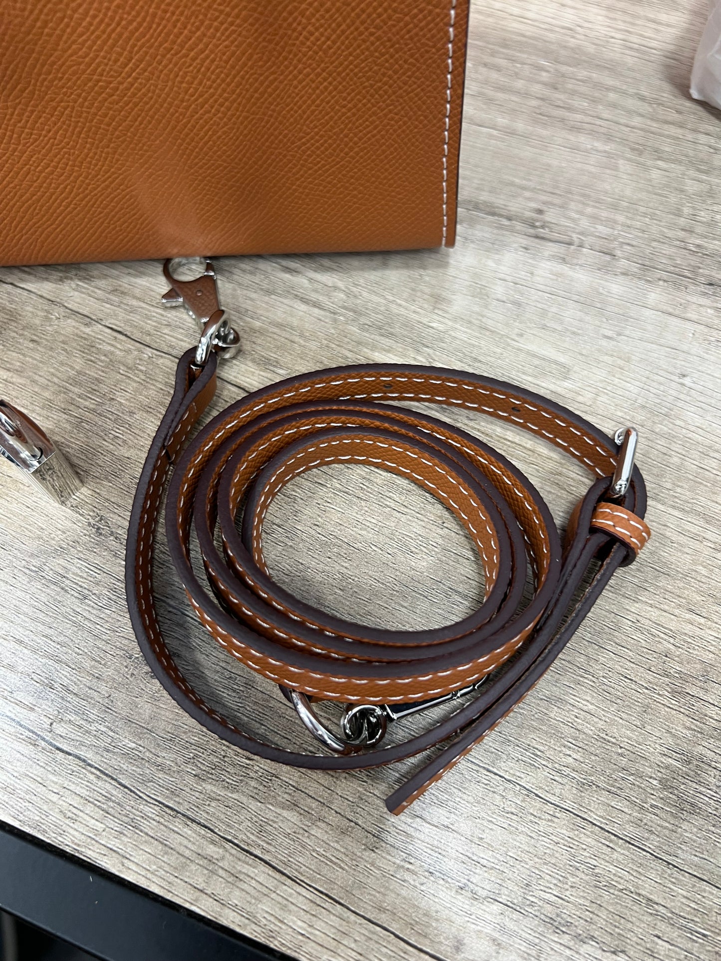 Hermes Kelly 25 Taba Epsom Leather