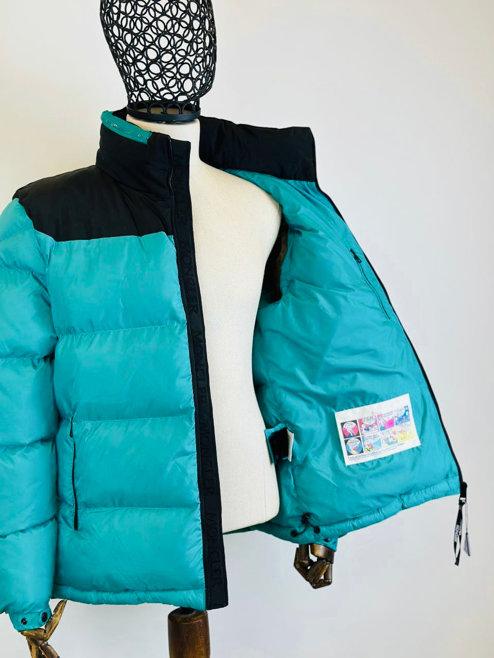 Moncler Peuplier Light Blue Puffer