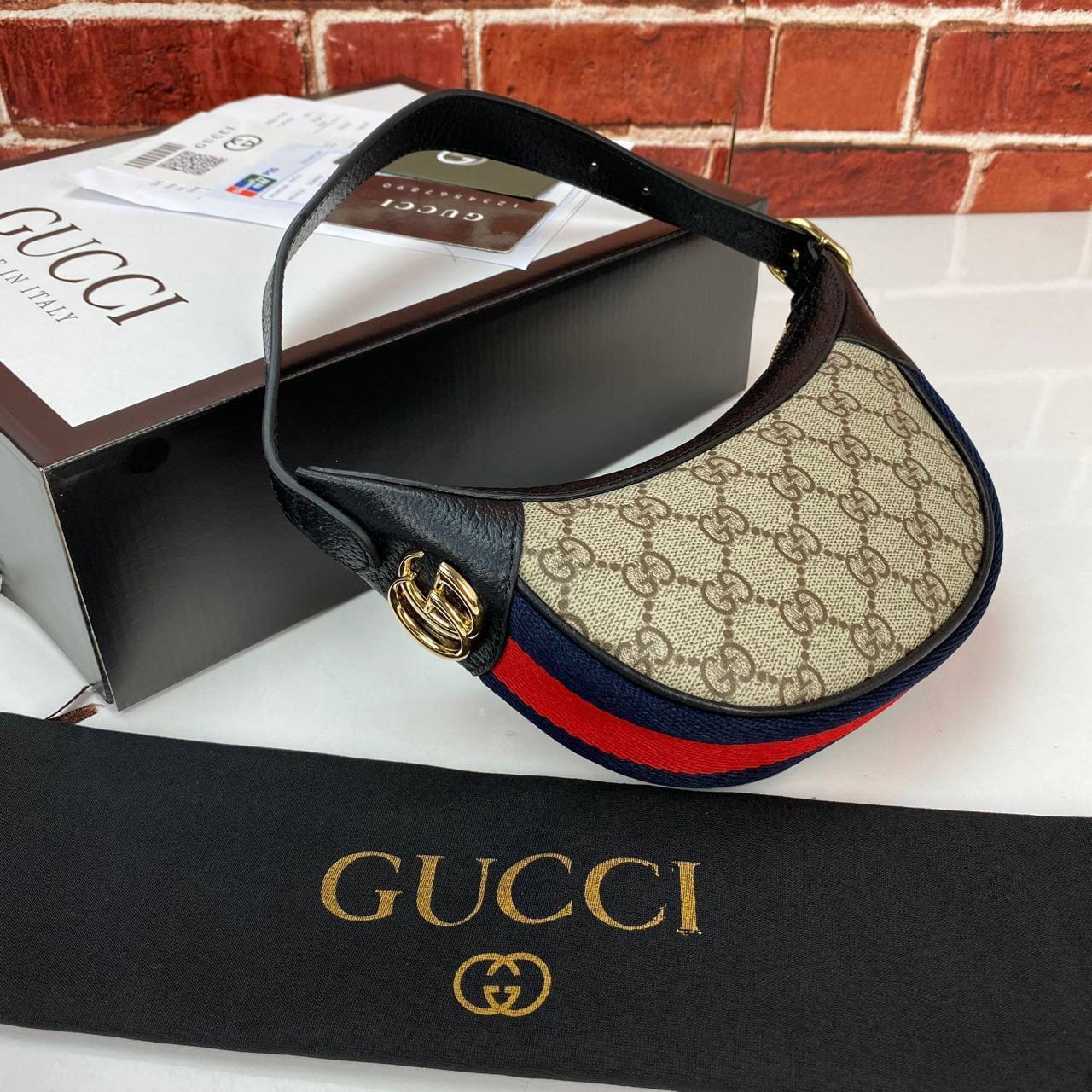 Gucci Ophidia Black Shoulder Bag