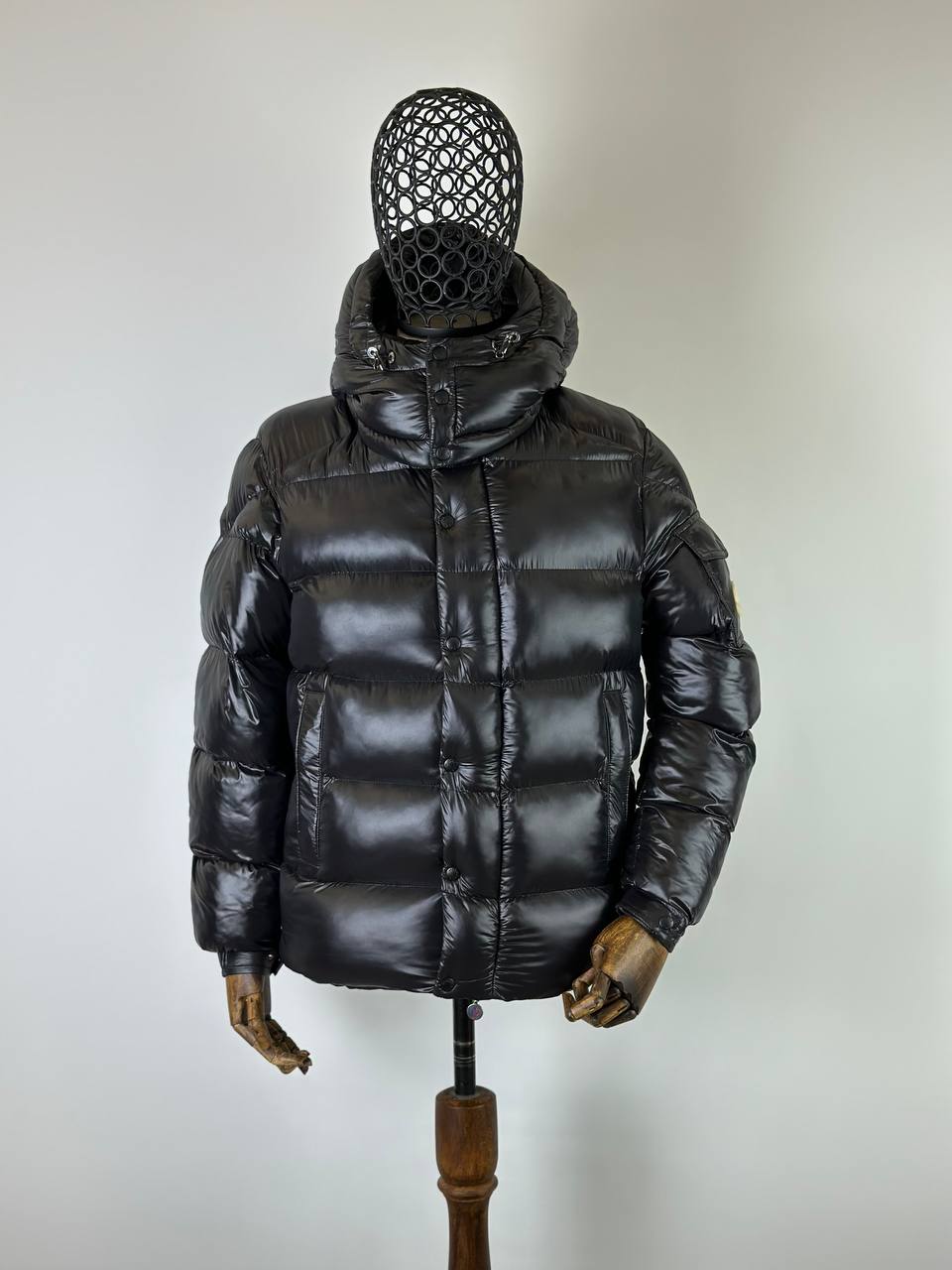 Moncler Maya 70 Black Puffer 100% Feather Down