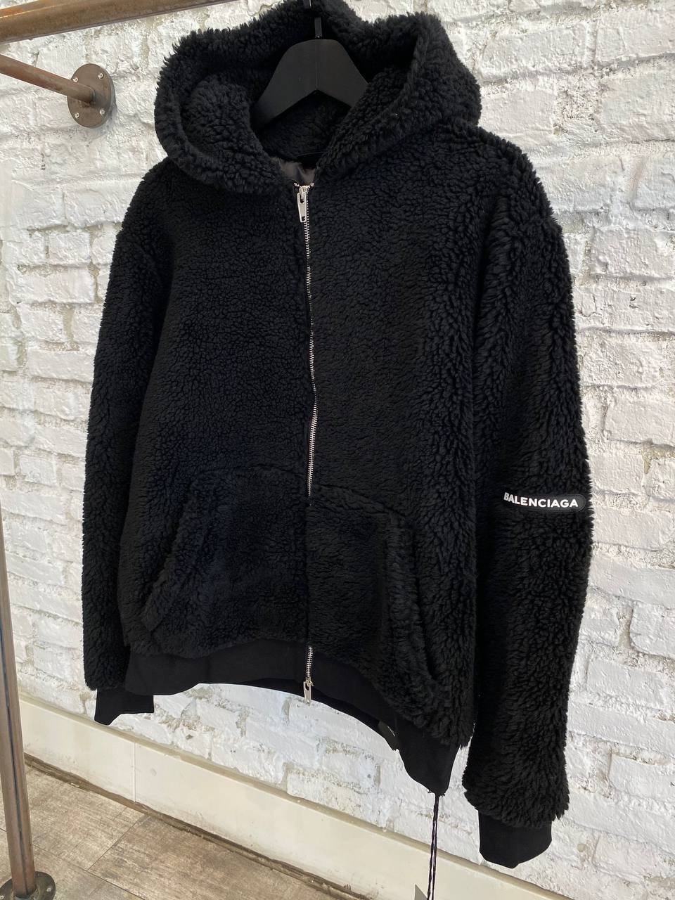 Balenciaga Sheepskin Black Jacket