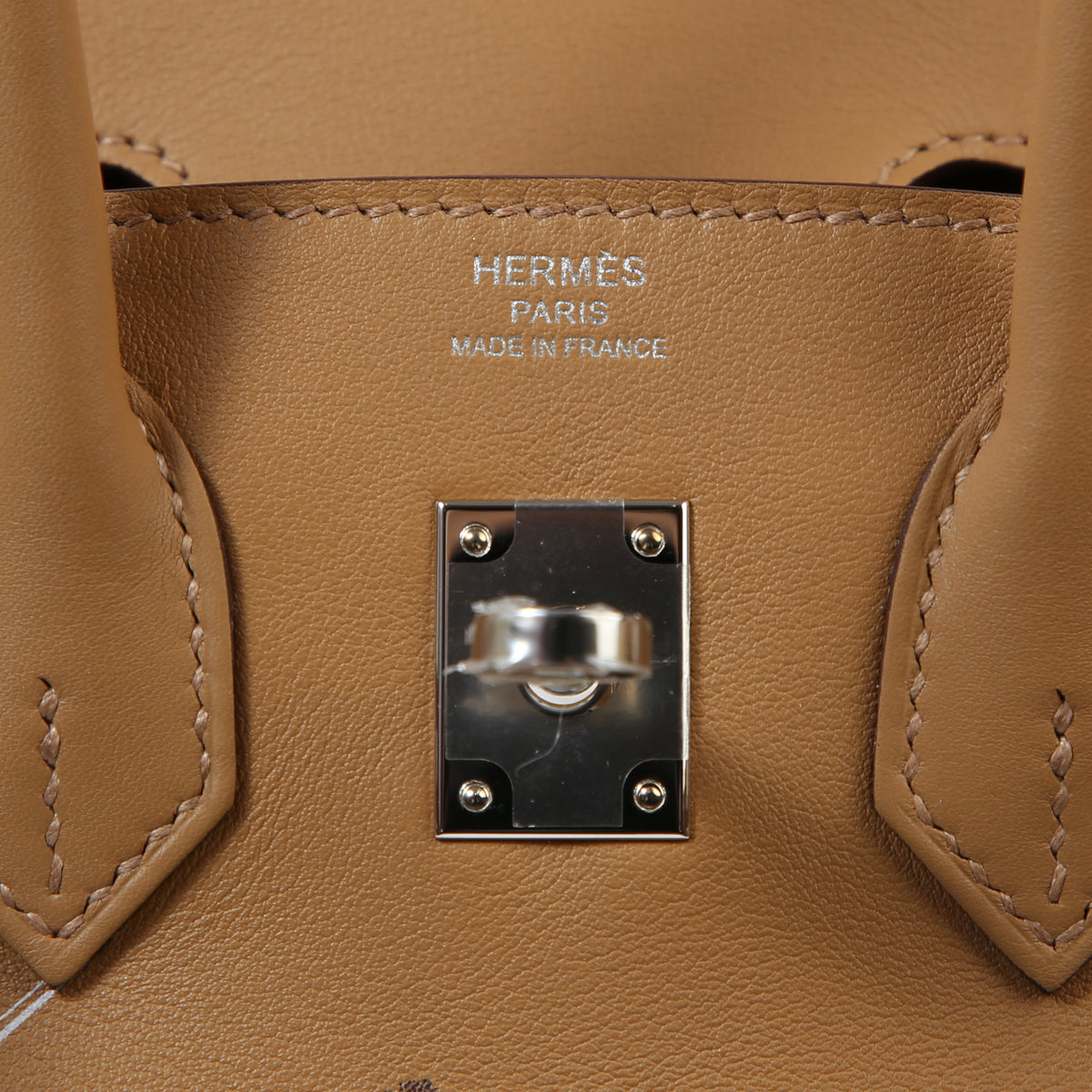 Hermes Limited Edition Birkin 25  Biscuit Swift Leather