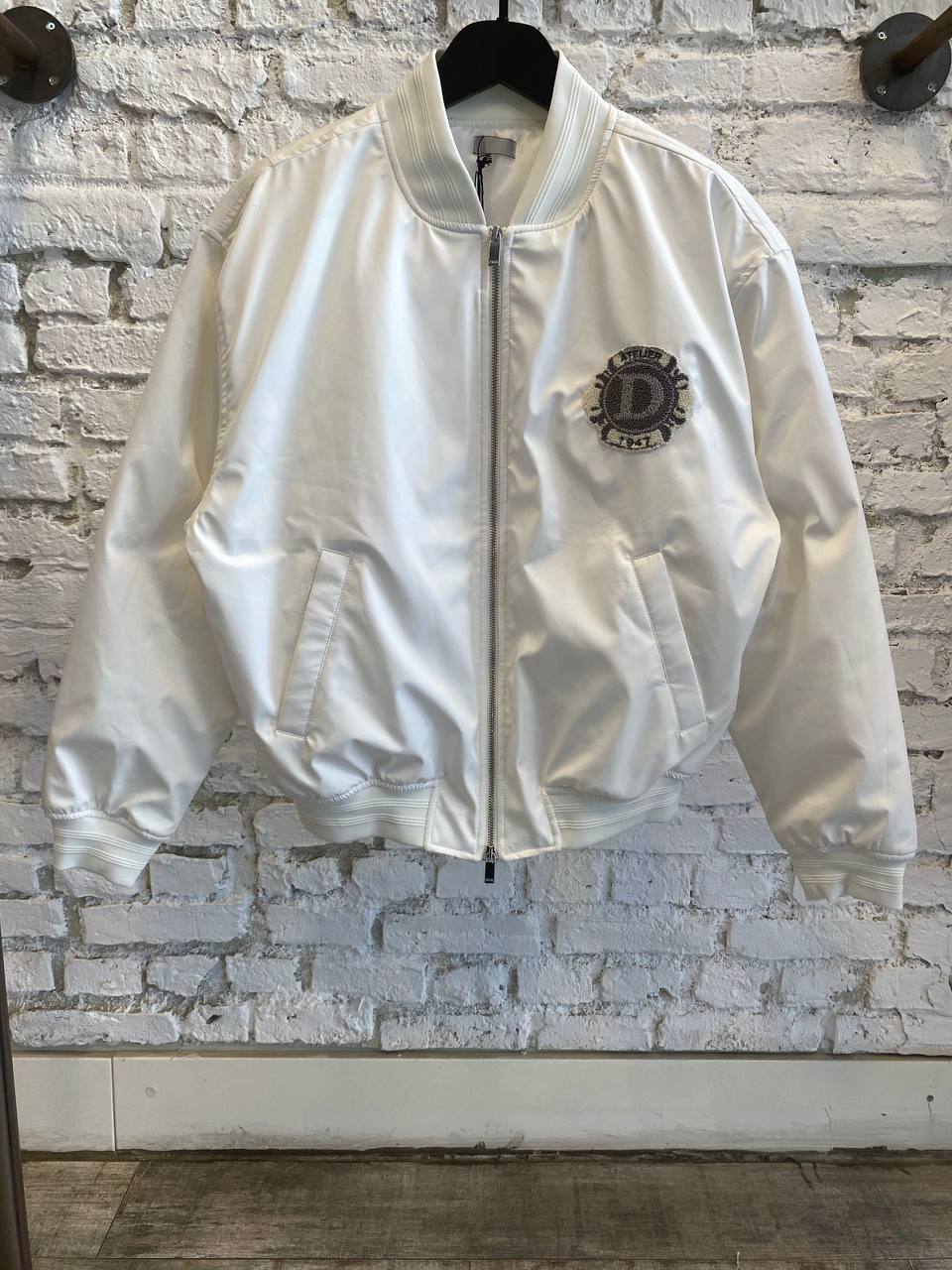 Dior White Bomber