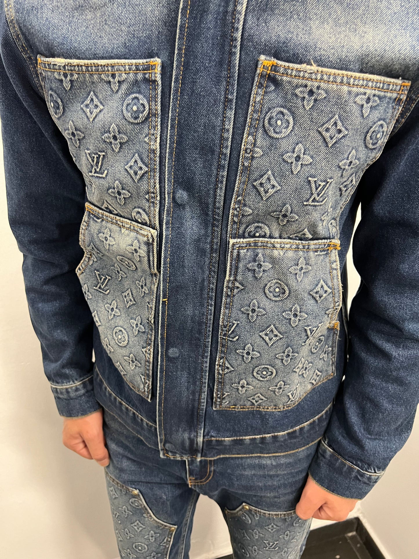 Lv Denim Carpenter Jacket