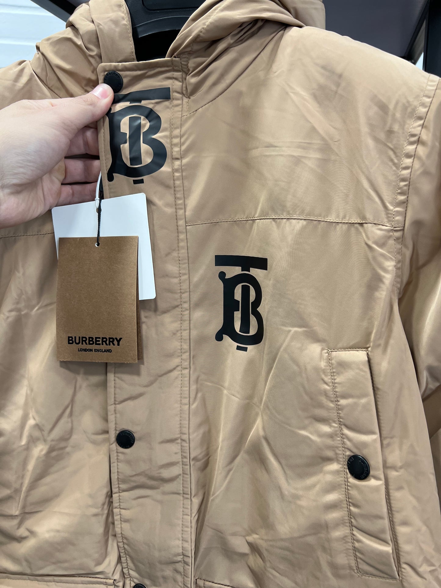 Burberry Long Beige Jacket