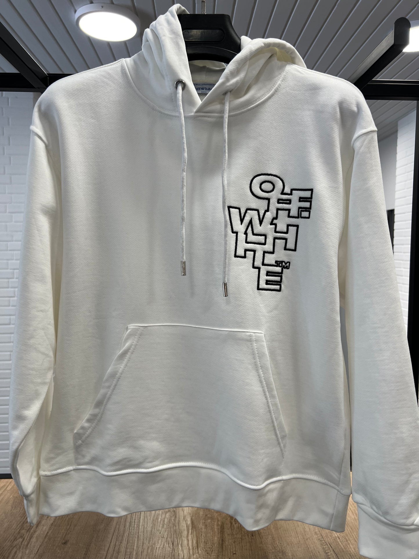 Off White Arrows White Hoodie