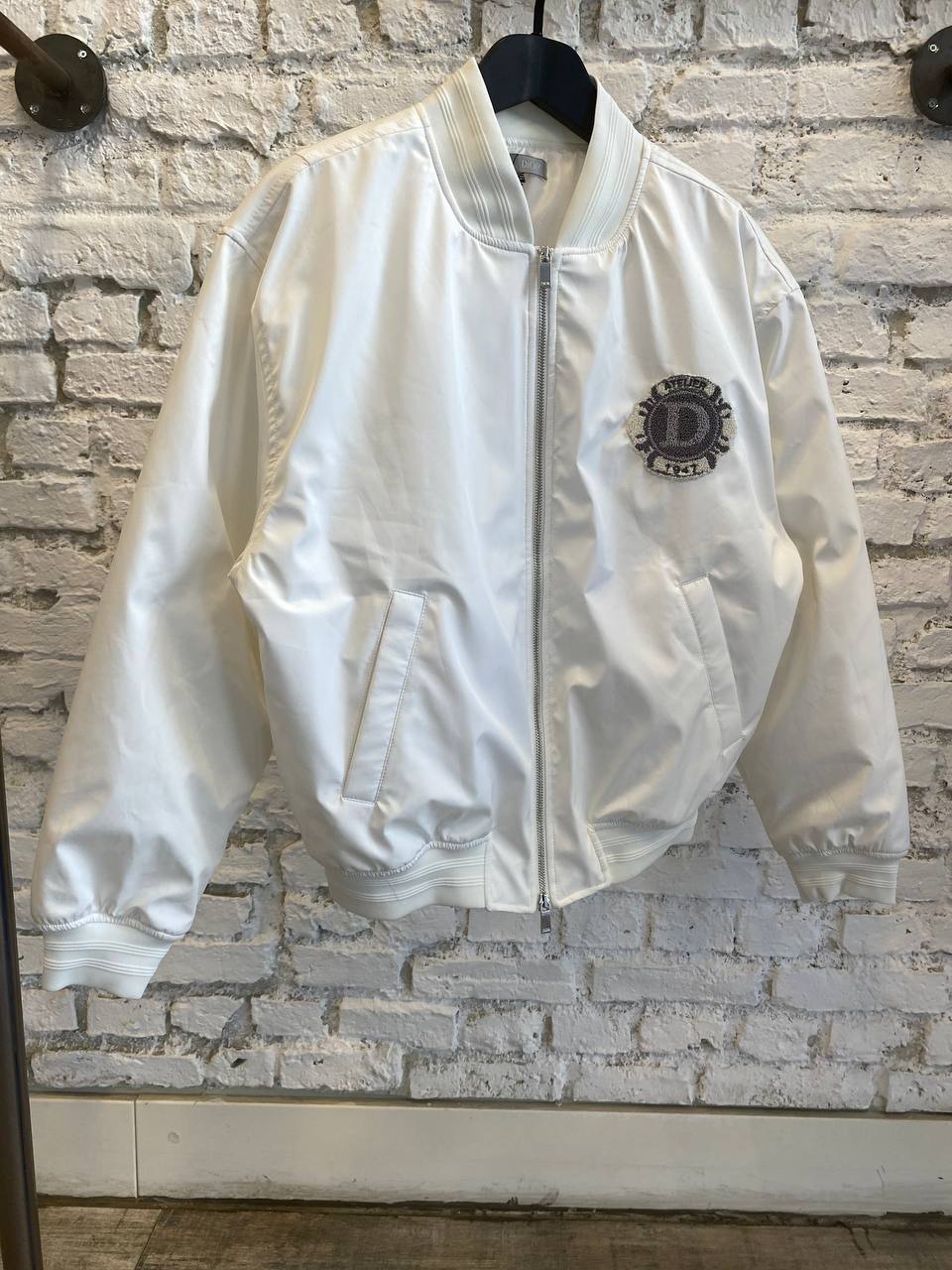 Dior White Bomber