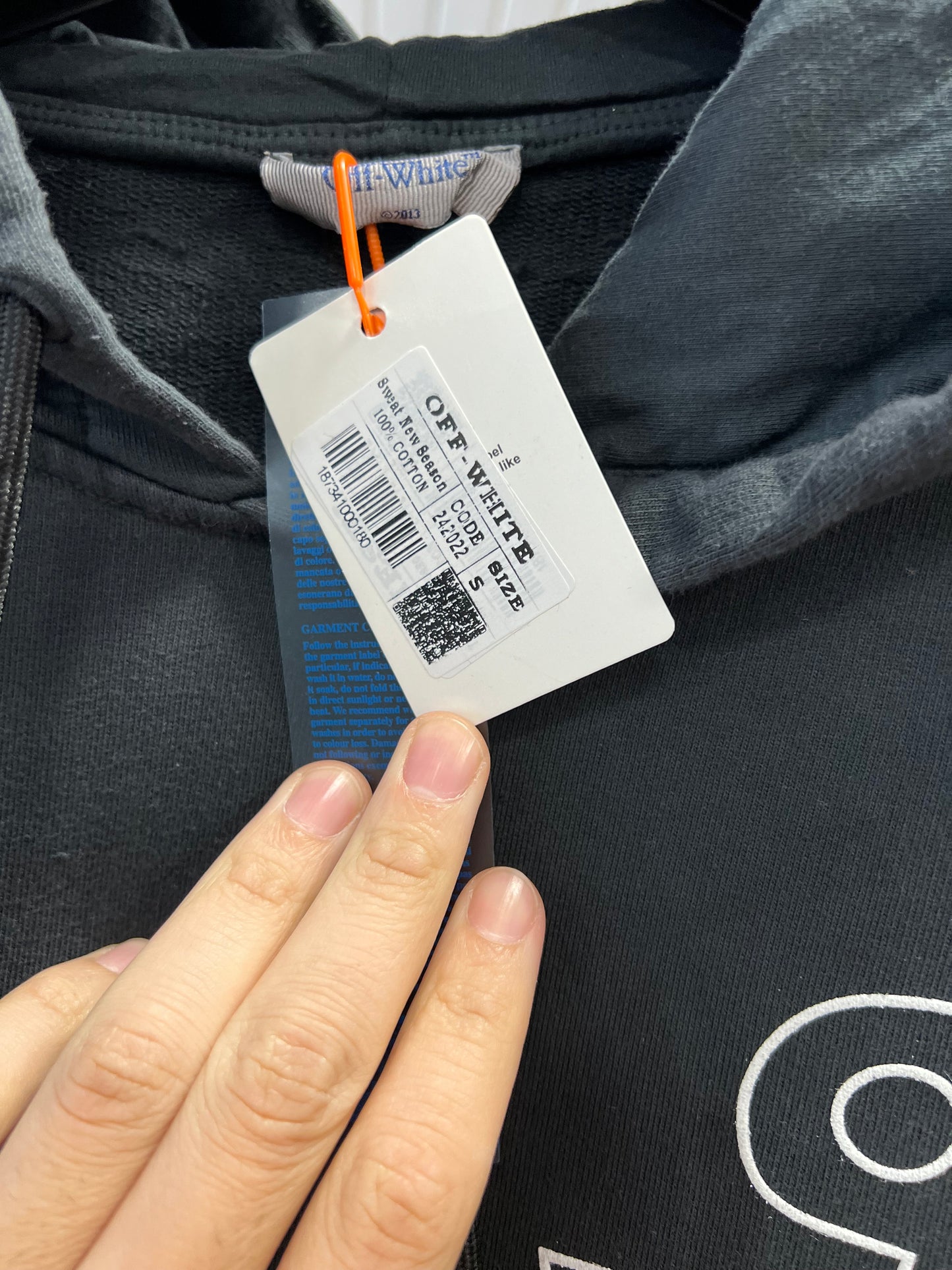 Off White Arrows Black Hoodie