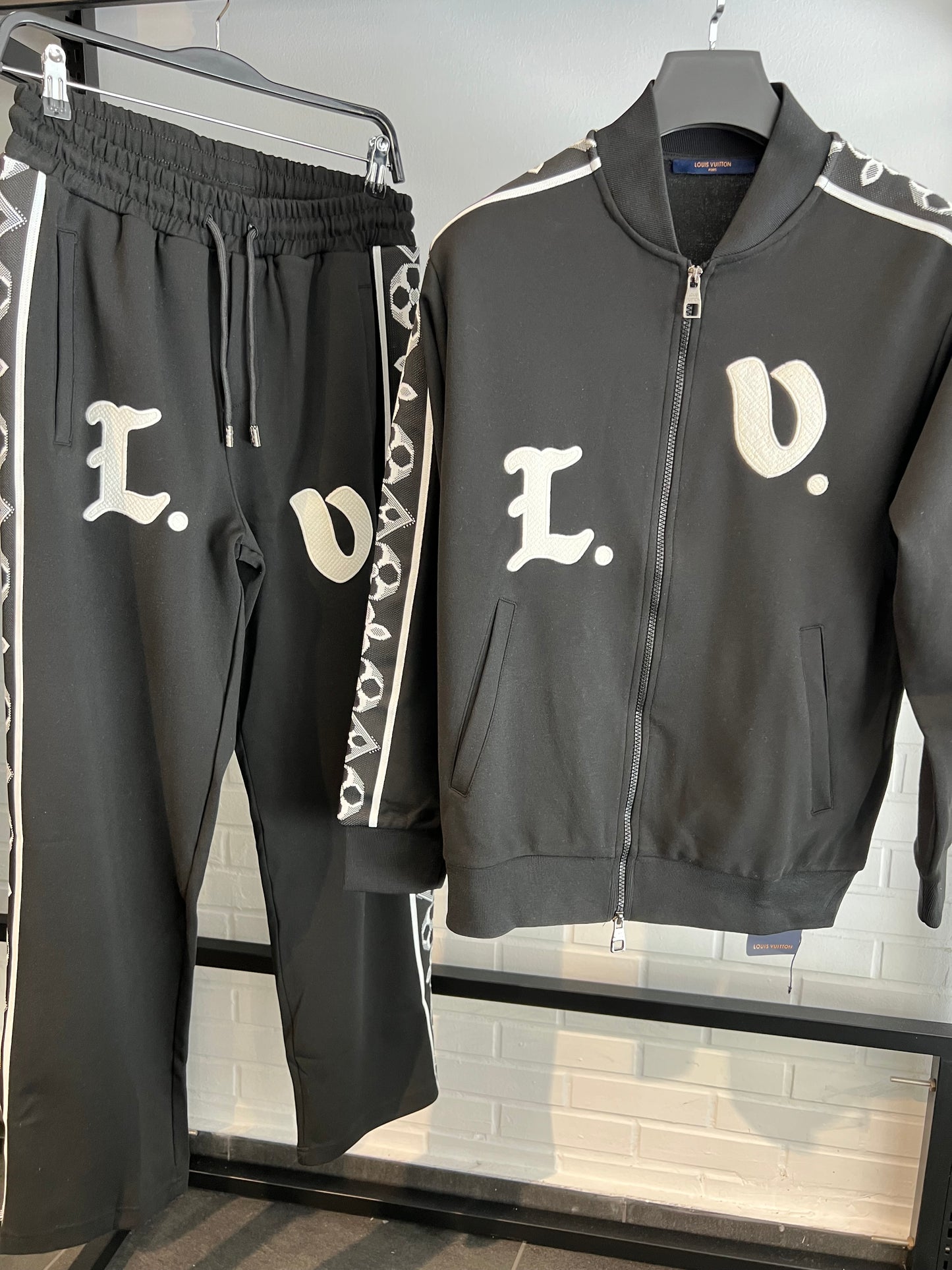 Lv Black Tracksuit