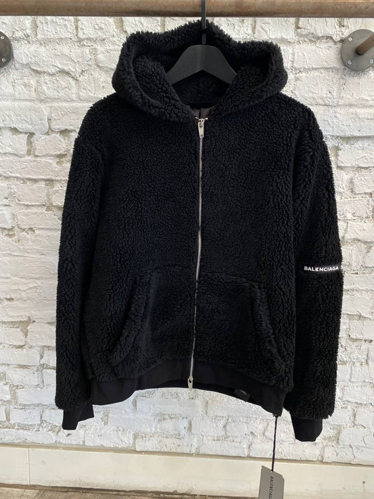 Balenciaga Sheepskin Black Jacket