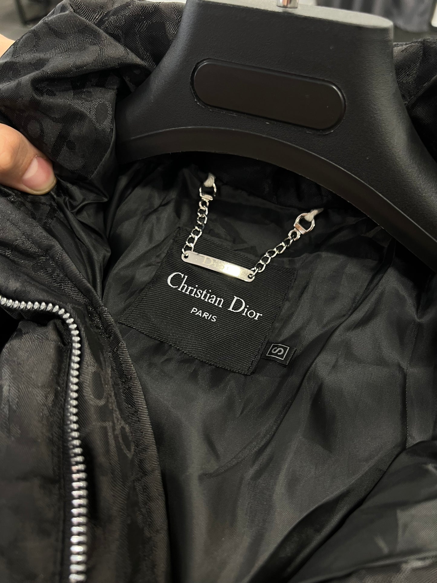 Dior Canvas Puffer Black