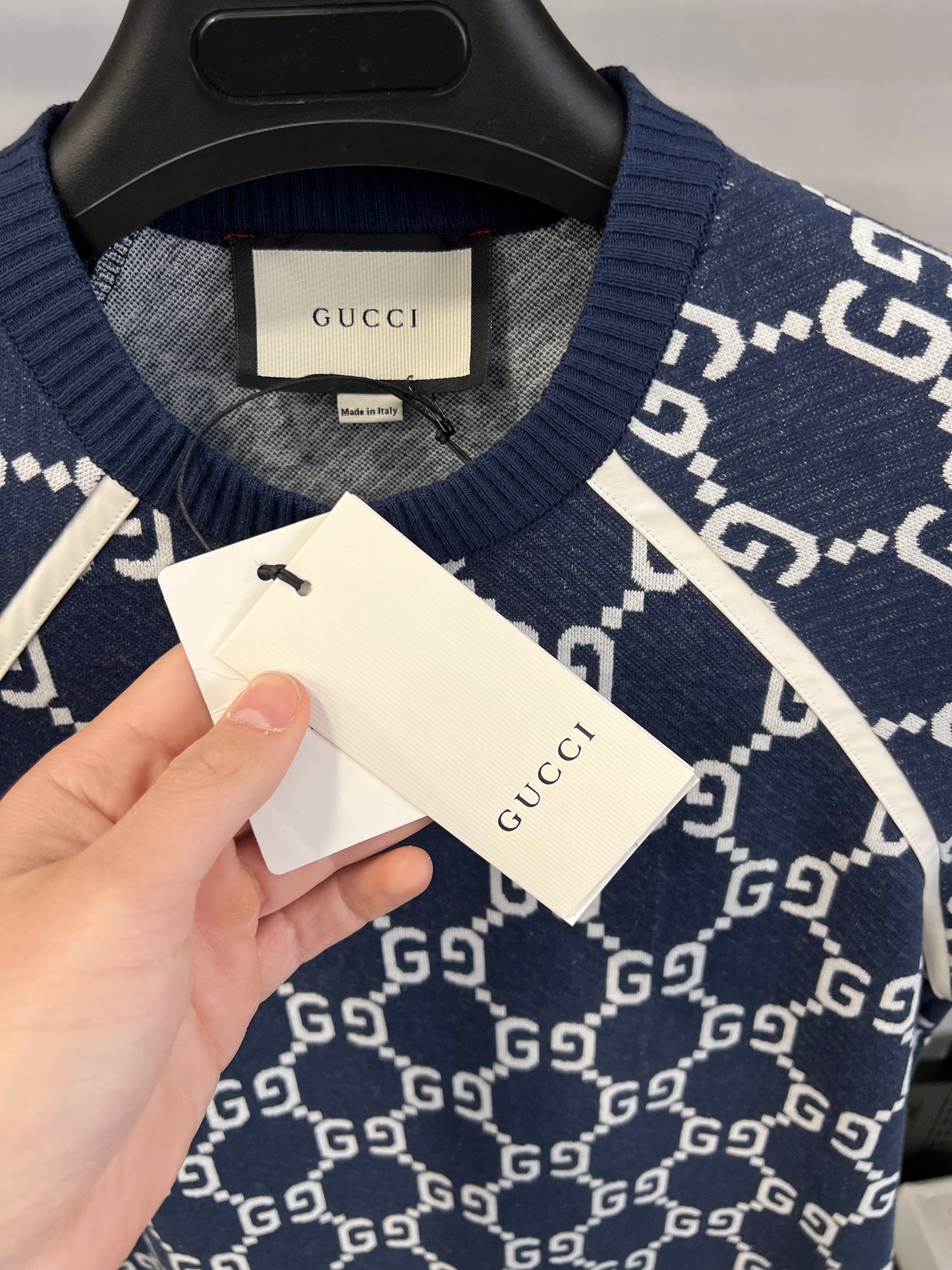 Gucci Blouse Monogram Blue