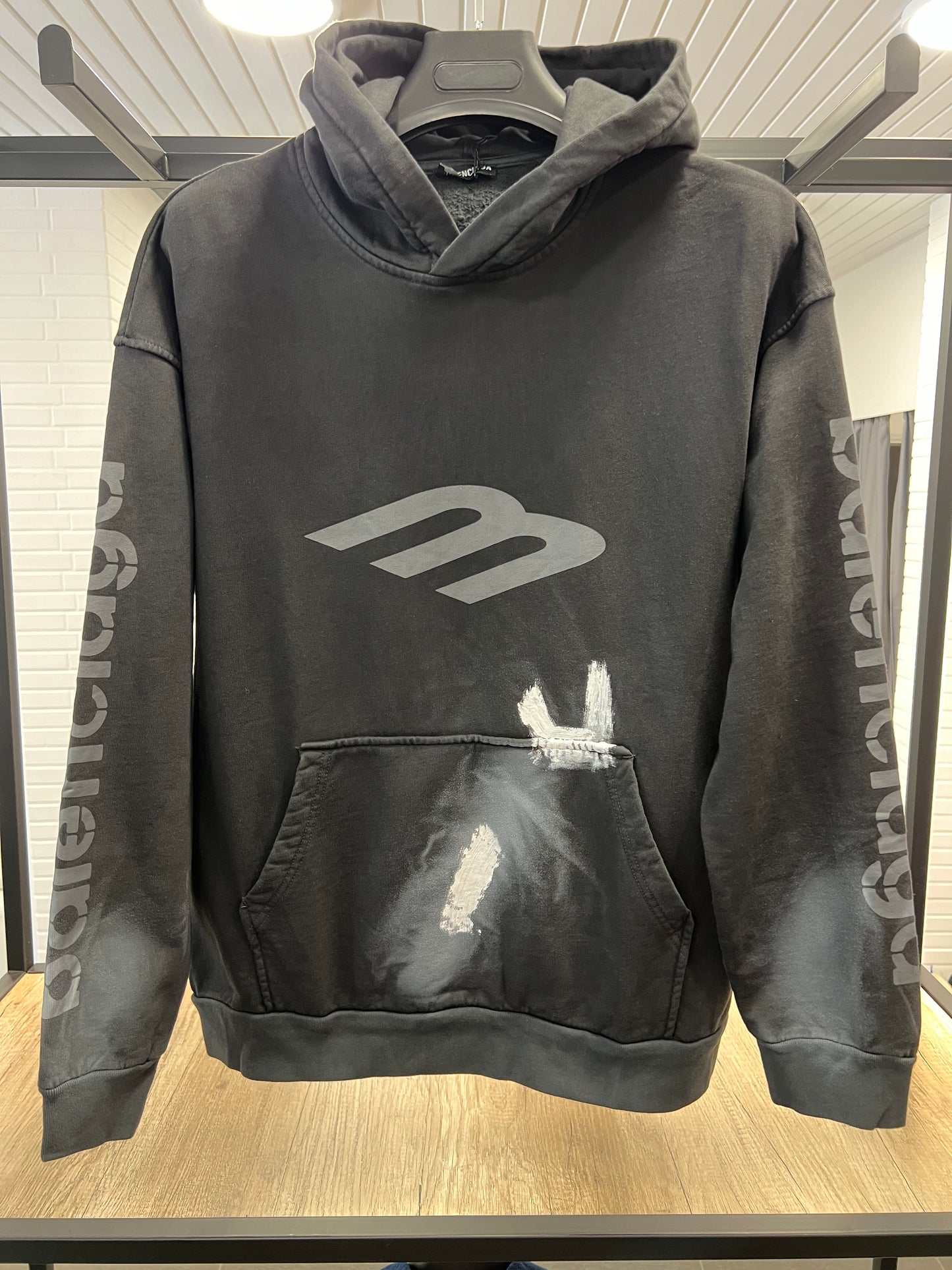 Balenciaga Black Hoodie SKU-2