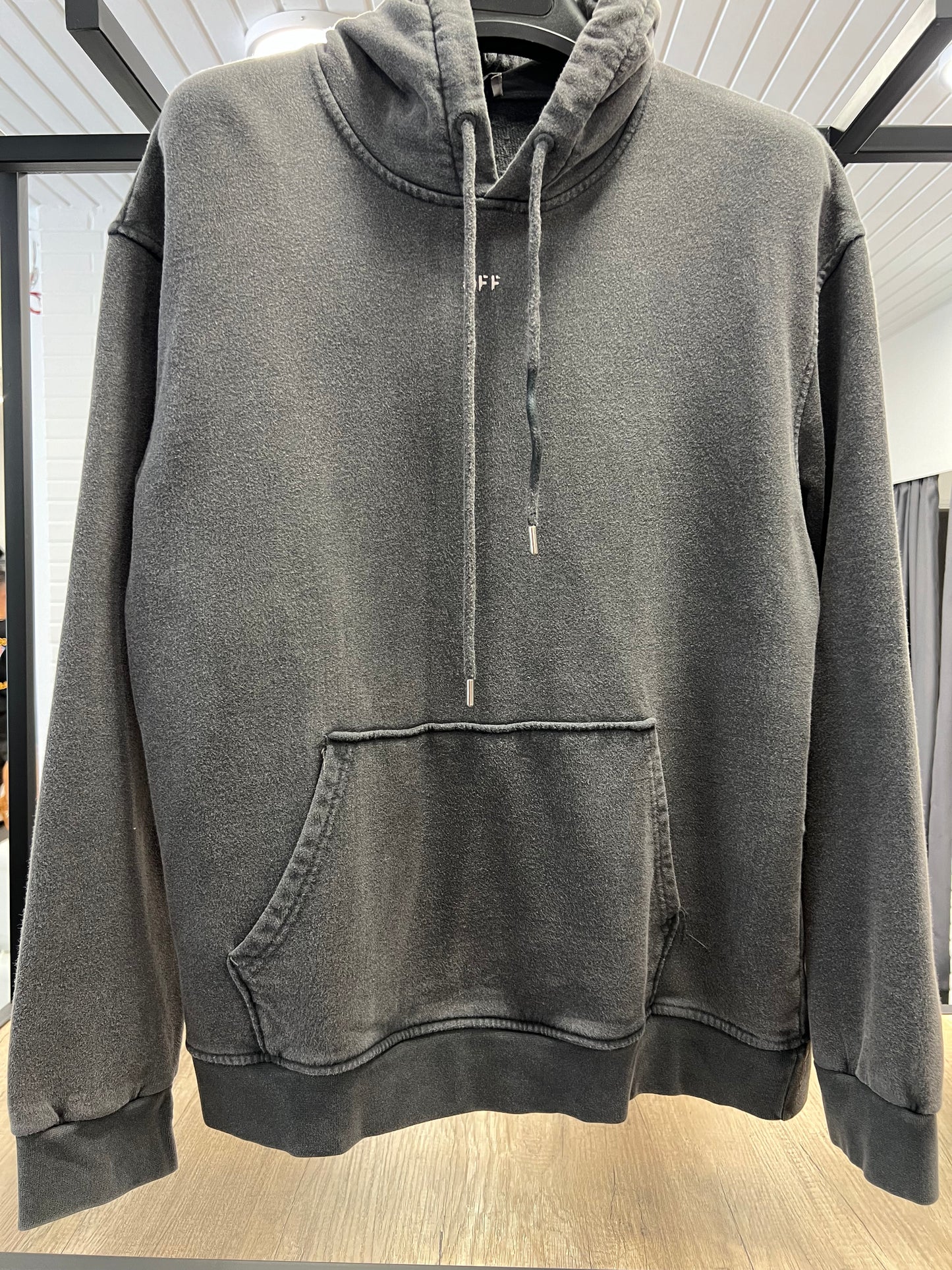 Off White Grey Hoodie