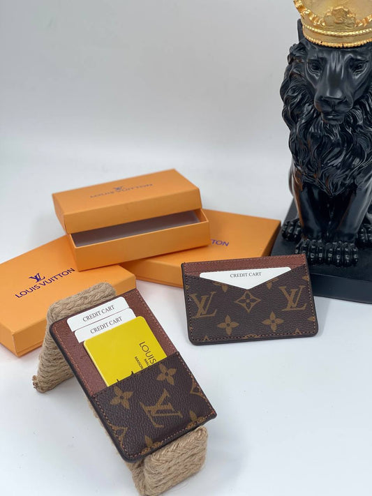 Lv Card Holder Brown Monogram