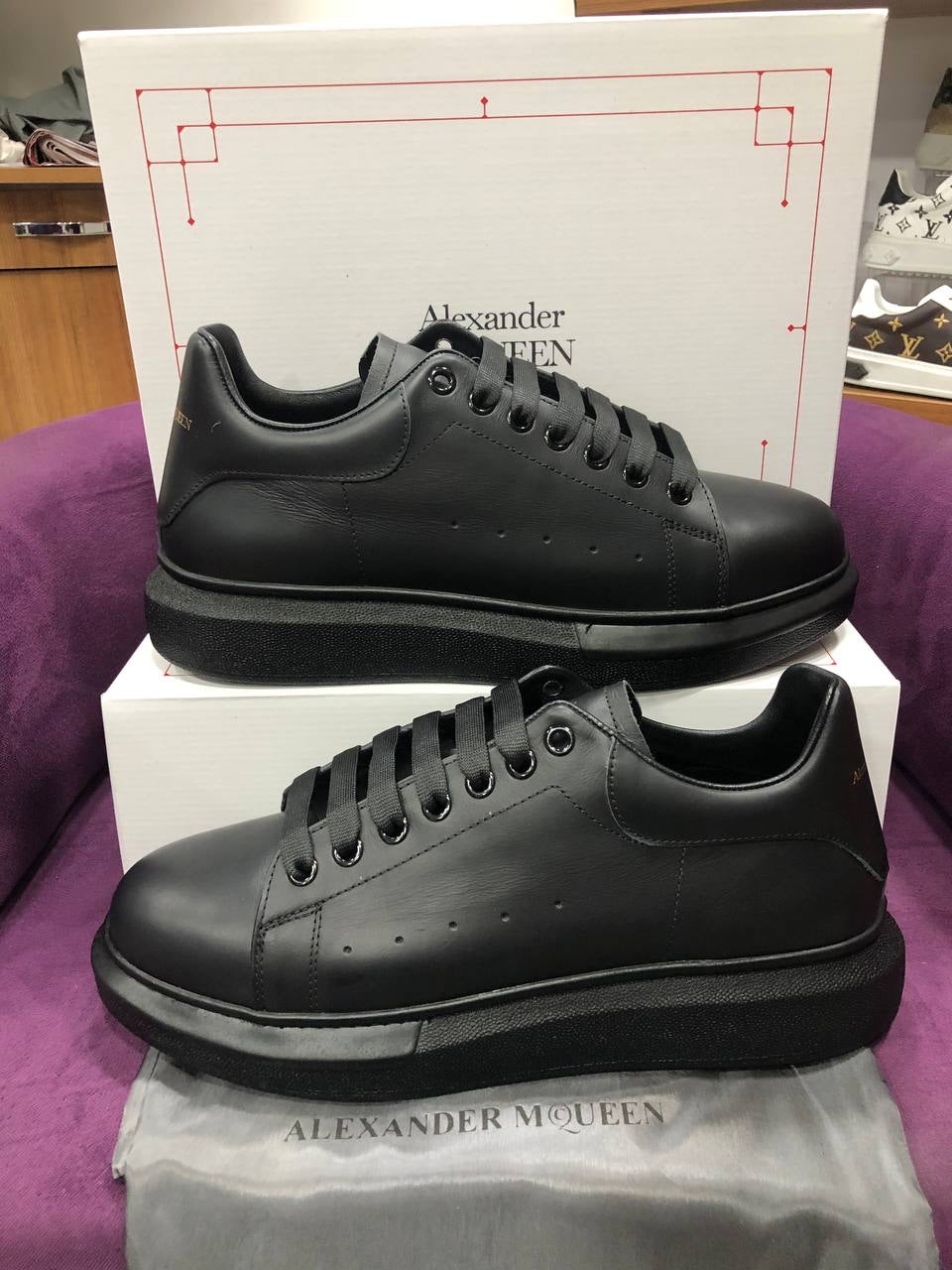 Alexander Mcqueen Black Sneakers