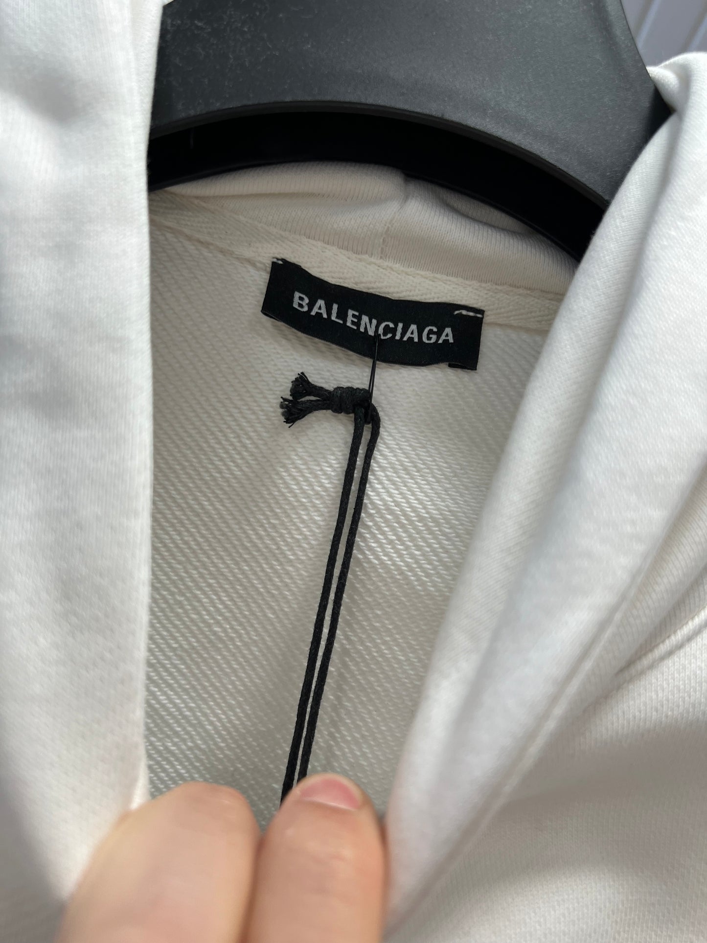 Balenciaga White Hoodie SKU-1