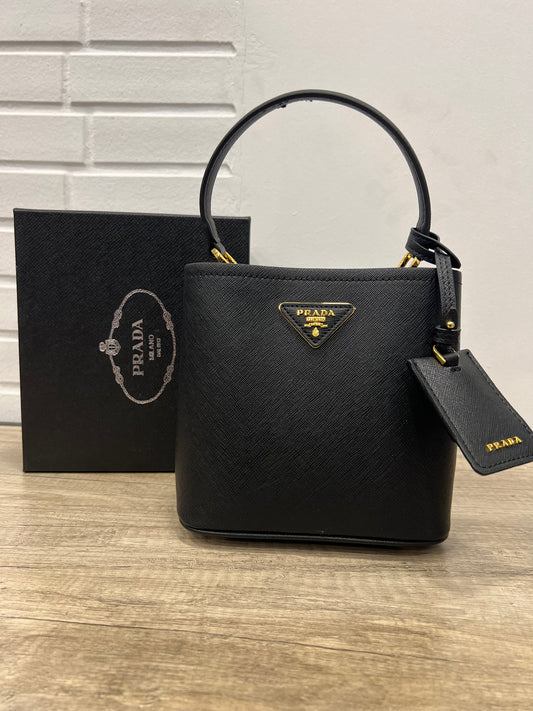 Prada Small Saffiano Leather Black Bag