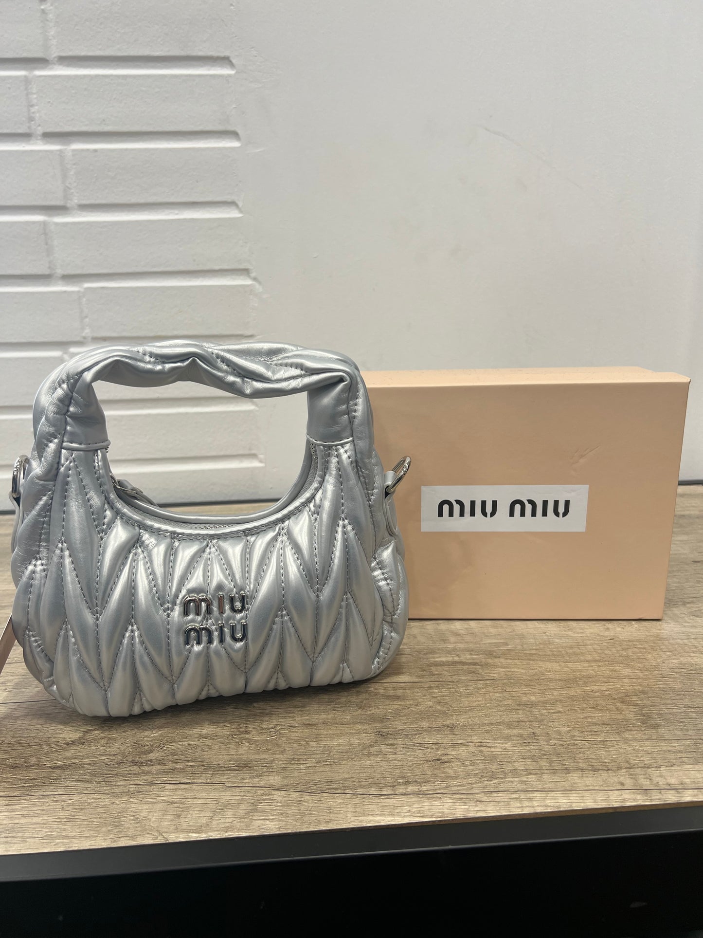 Miu Miu Wander Mini Silver