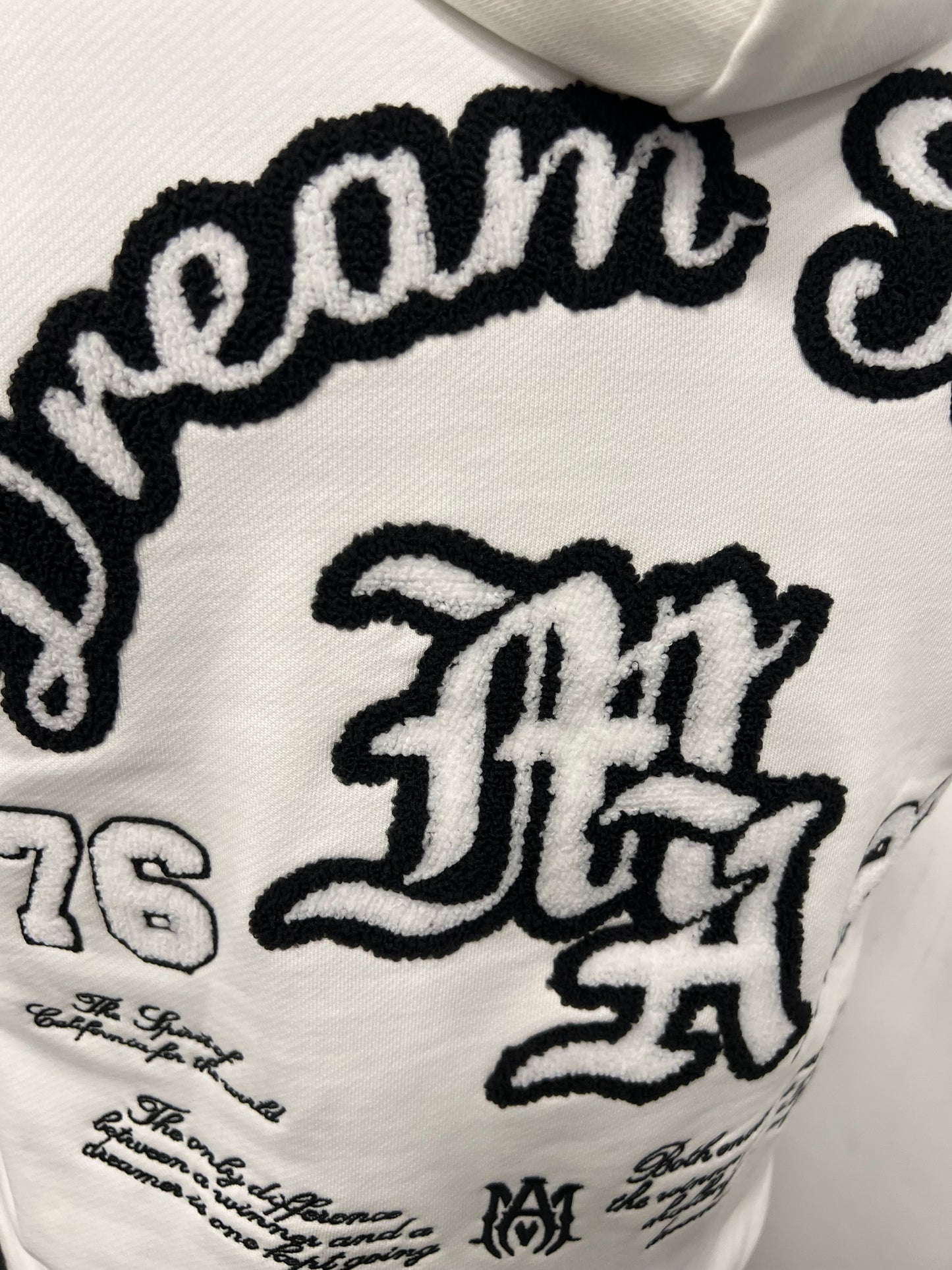 Amiri Dream Team White Hoodie