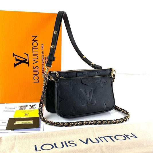 Lv Black Multi Pochete