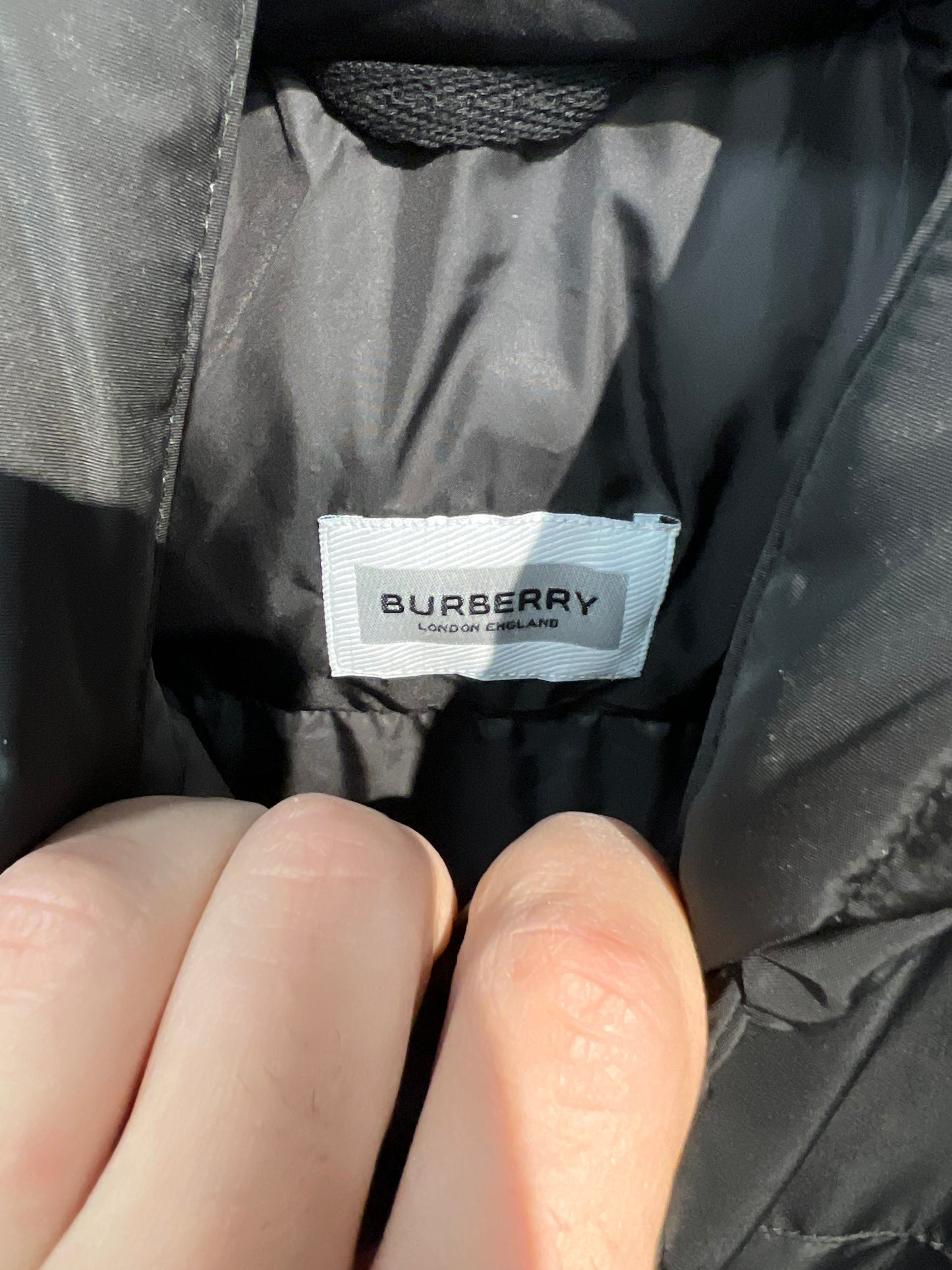 Burberry Long Black Jacket