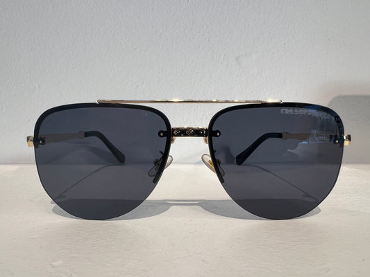 Chrome Hearts Black/Gold Sunglasses