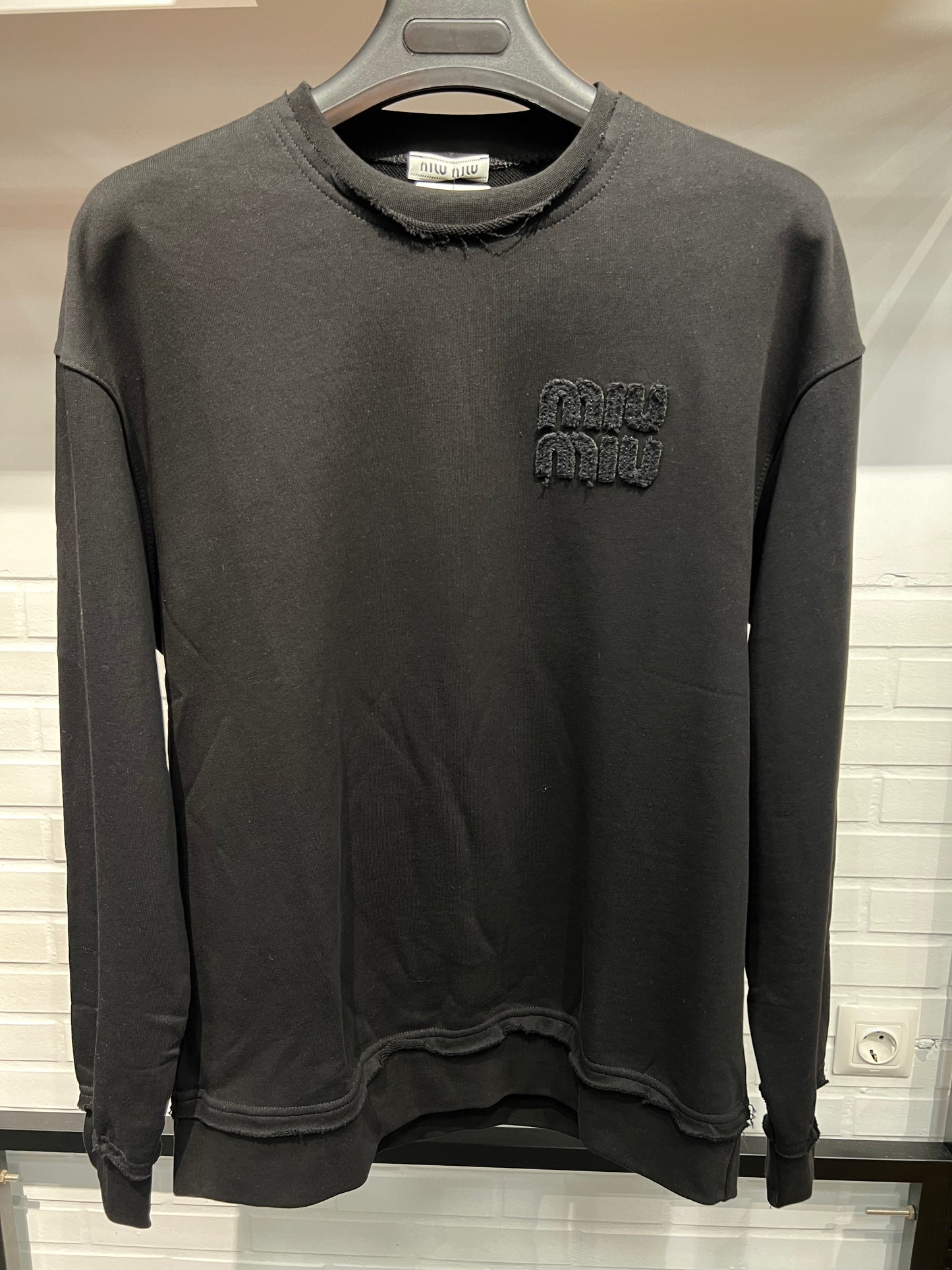 Miu miu Black Sweatshirt