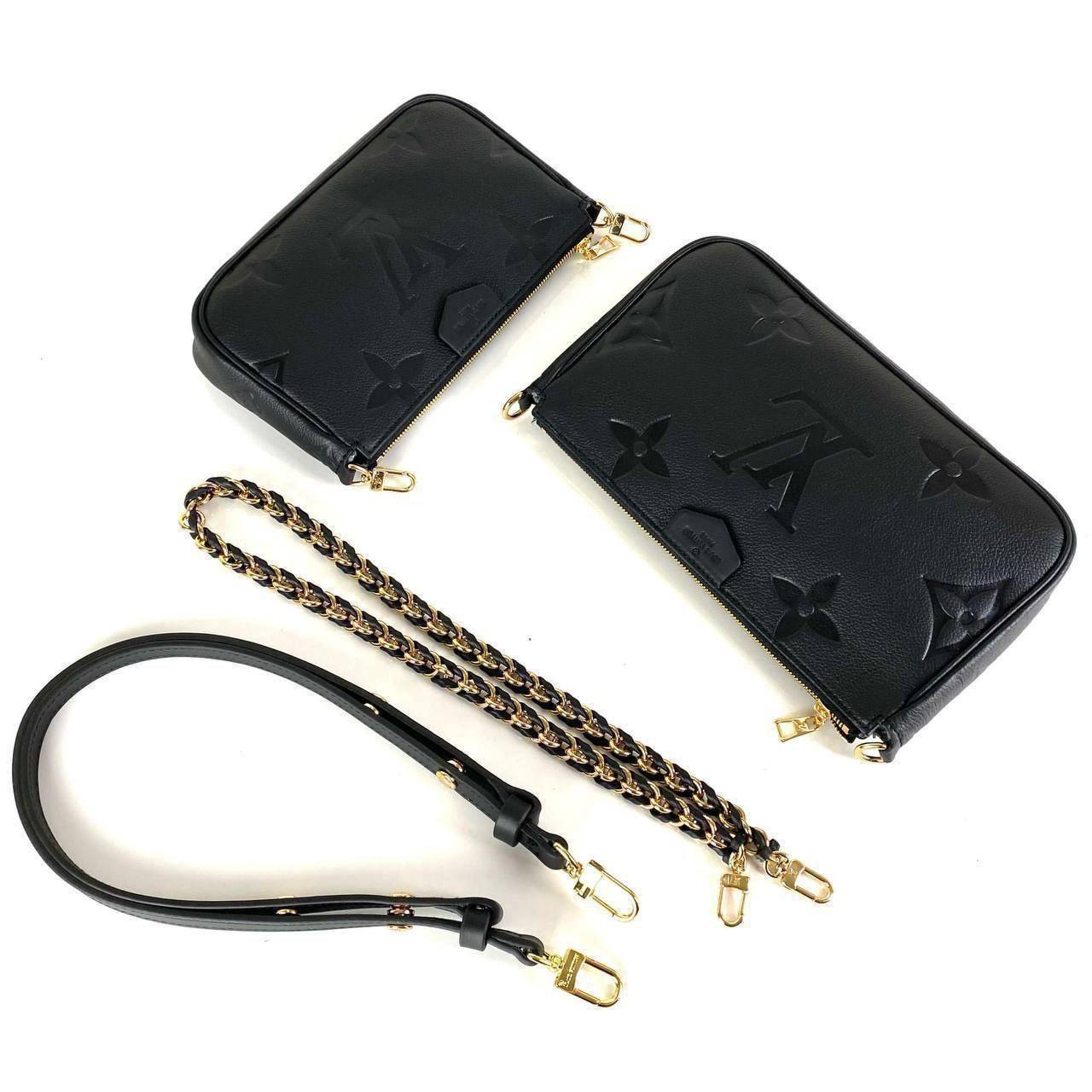 Lv Black Multi Pochete