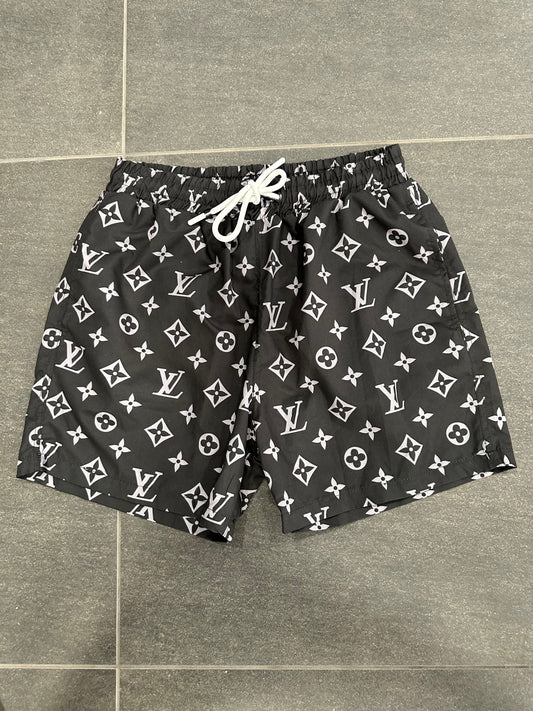 Lv Black Swim Shorts