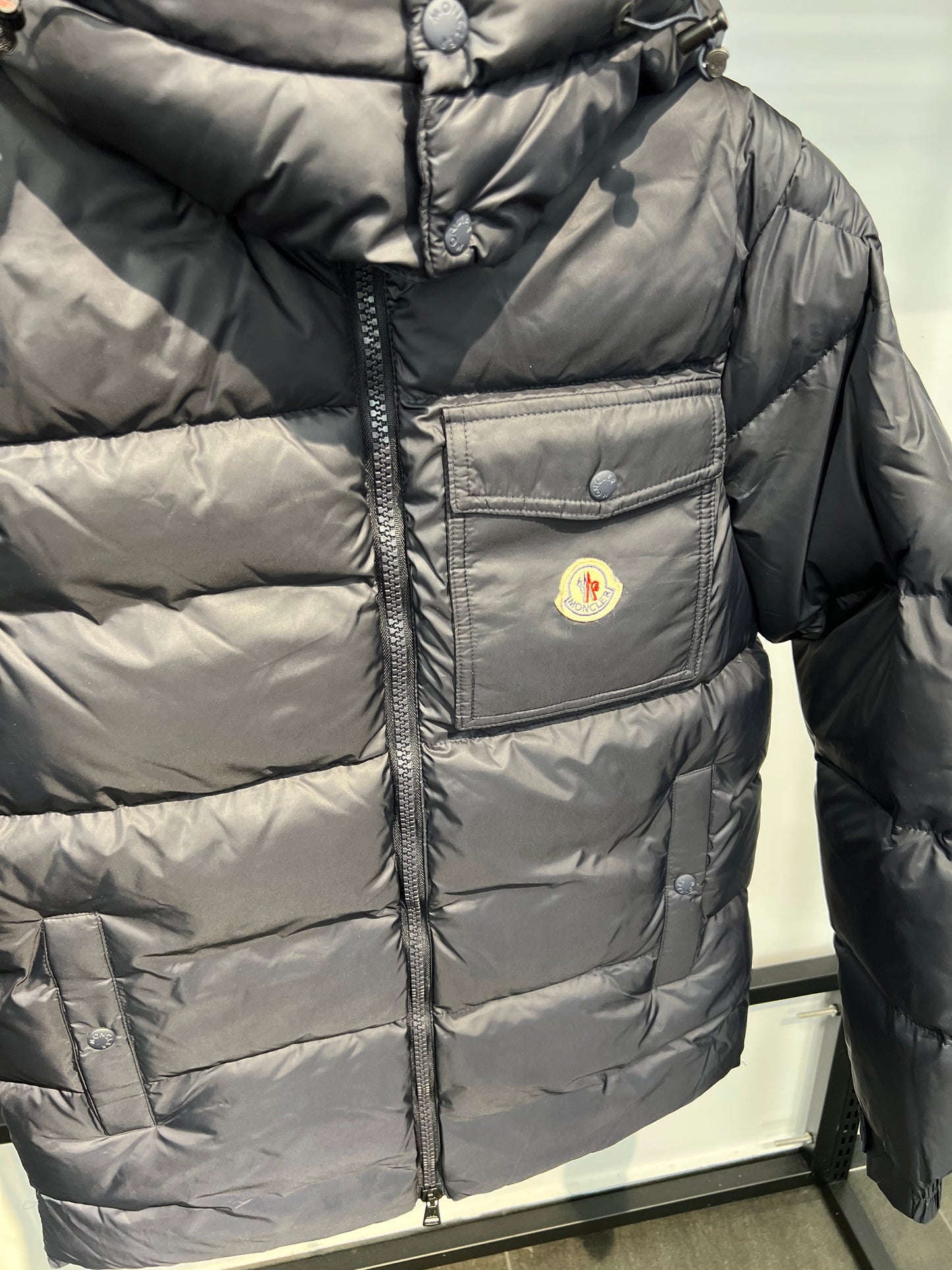 Moncler Montbeliard Blue Puffer