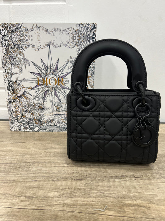 Dior Lady Mini Black Matte