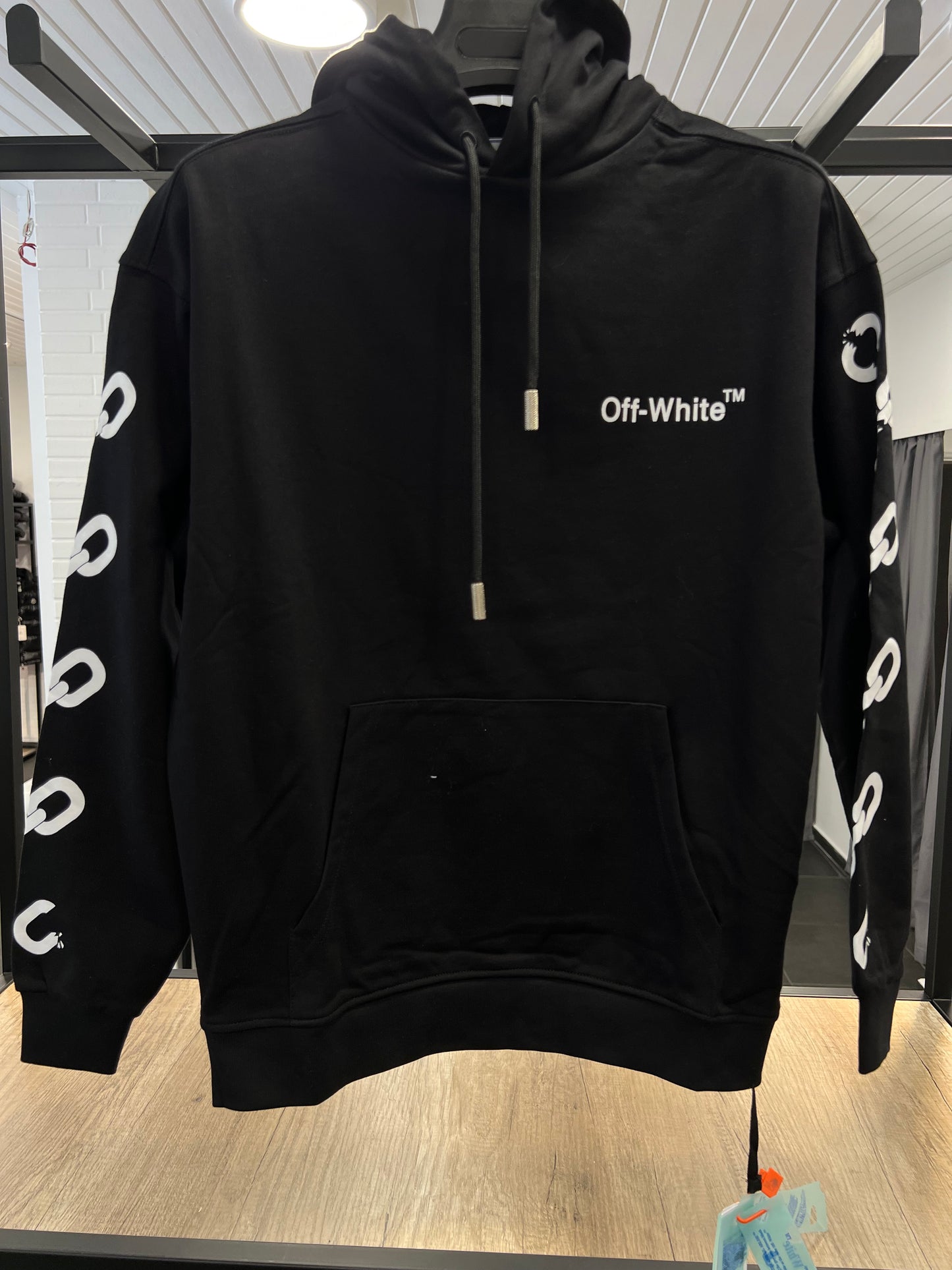 Off White Chains Black Hoodie