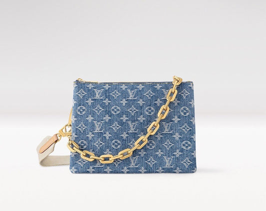 Louis Vuitton Coussin PM Monogram Denim