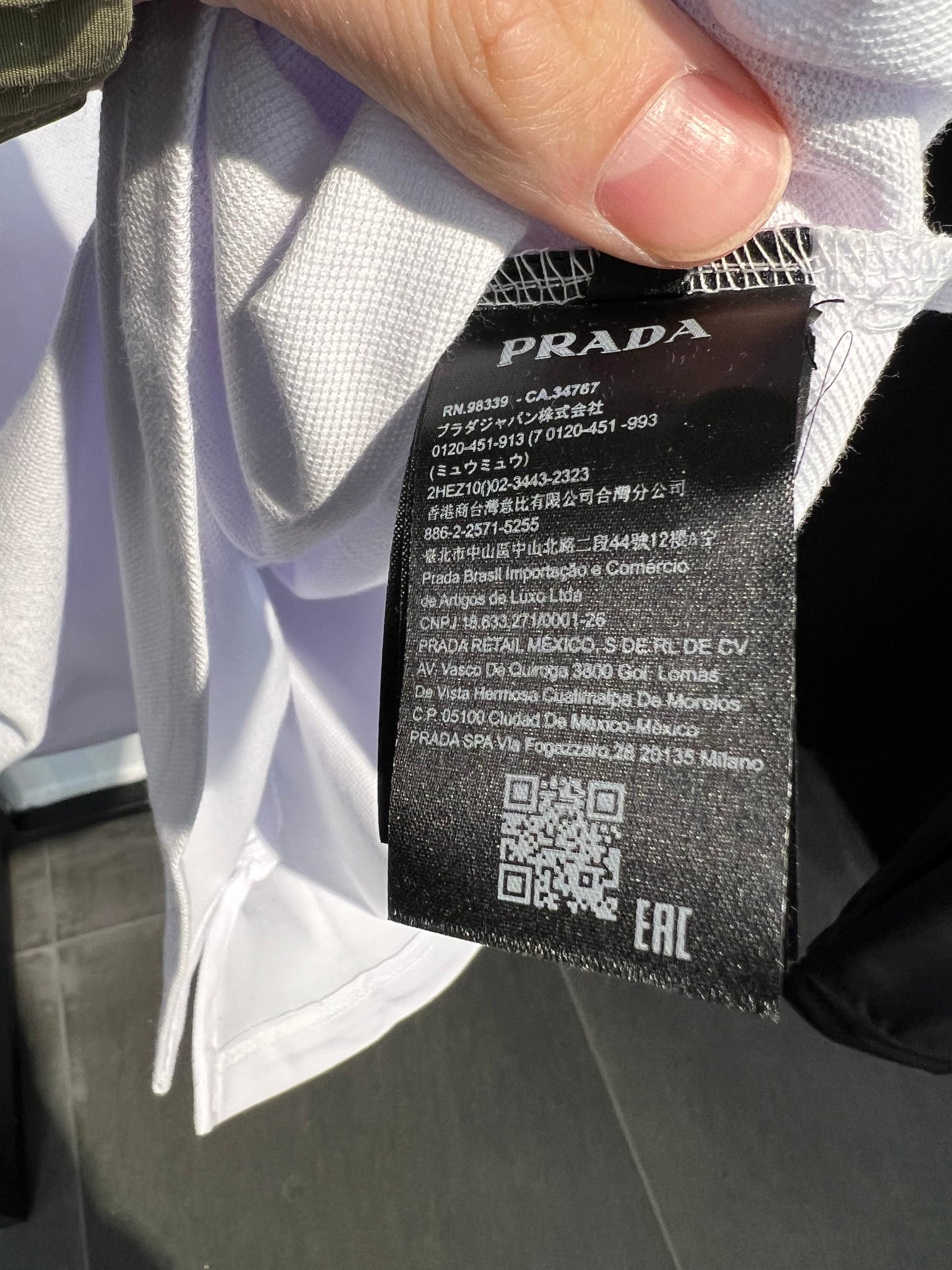 Prada Polo White