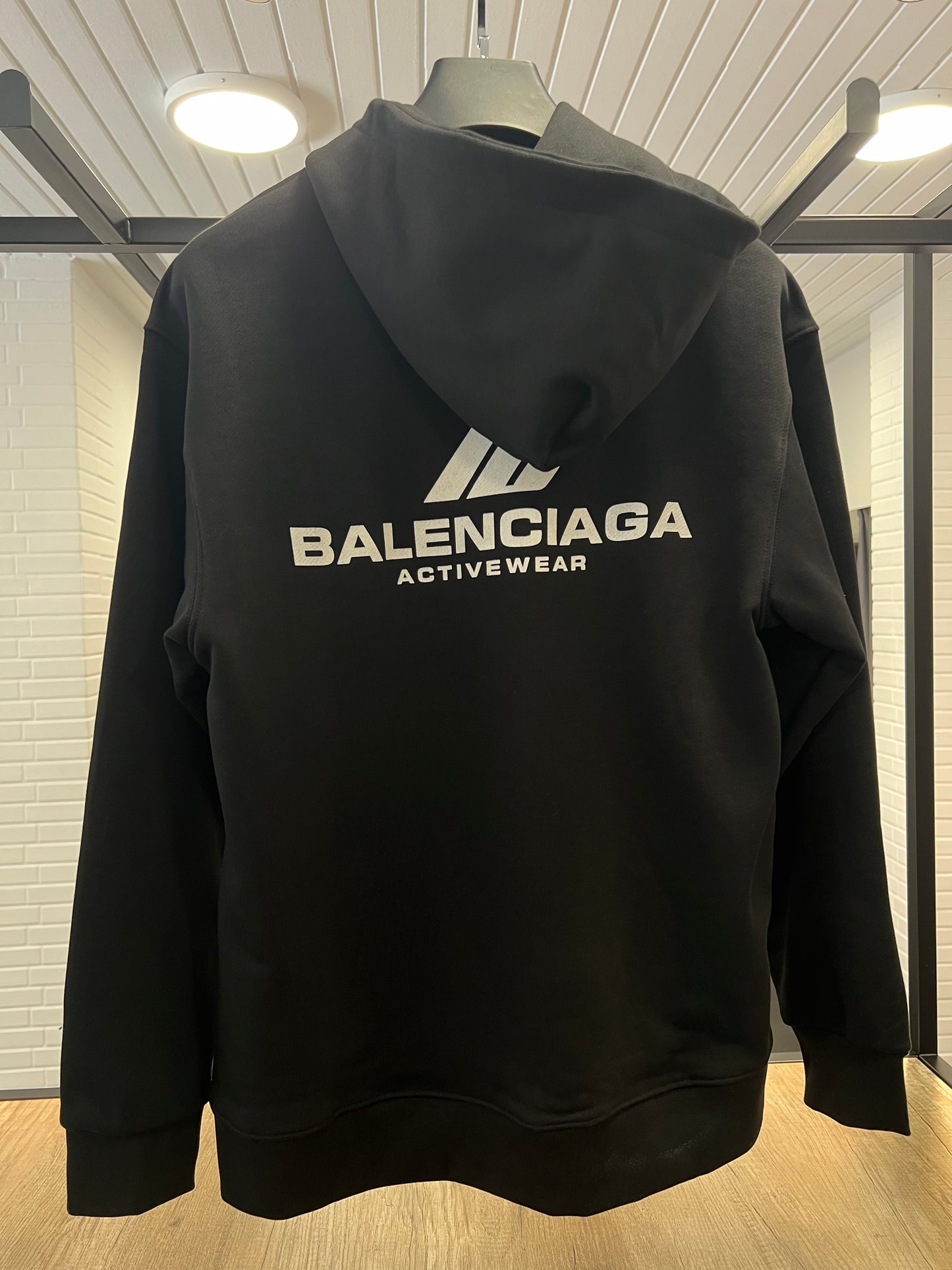 Balenciaga Activewear Black Hoodie