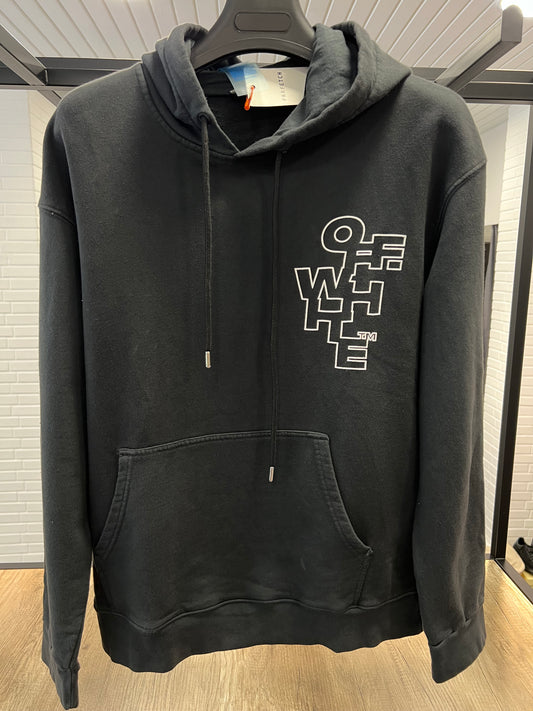 Off White Arrows Black Hoodie