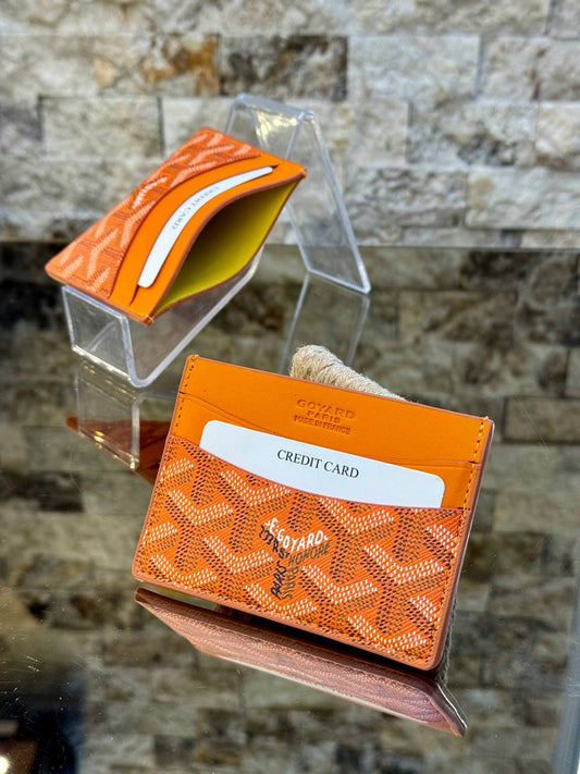 Goyard Card Holder Orange