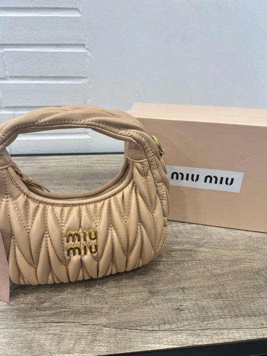 Miu Miu Wander Mini Cream/Gold