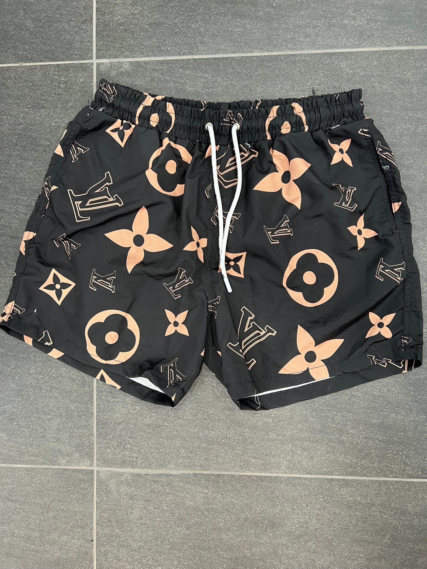 Lv Black Swim Shorts SKU-1