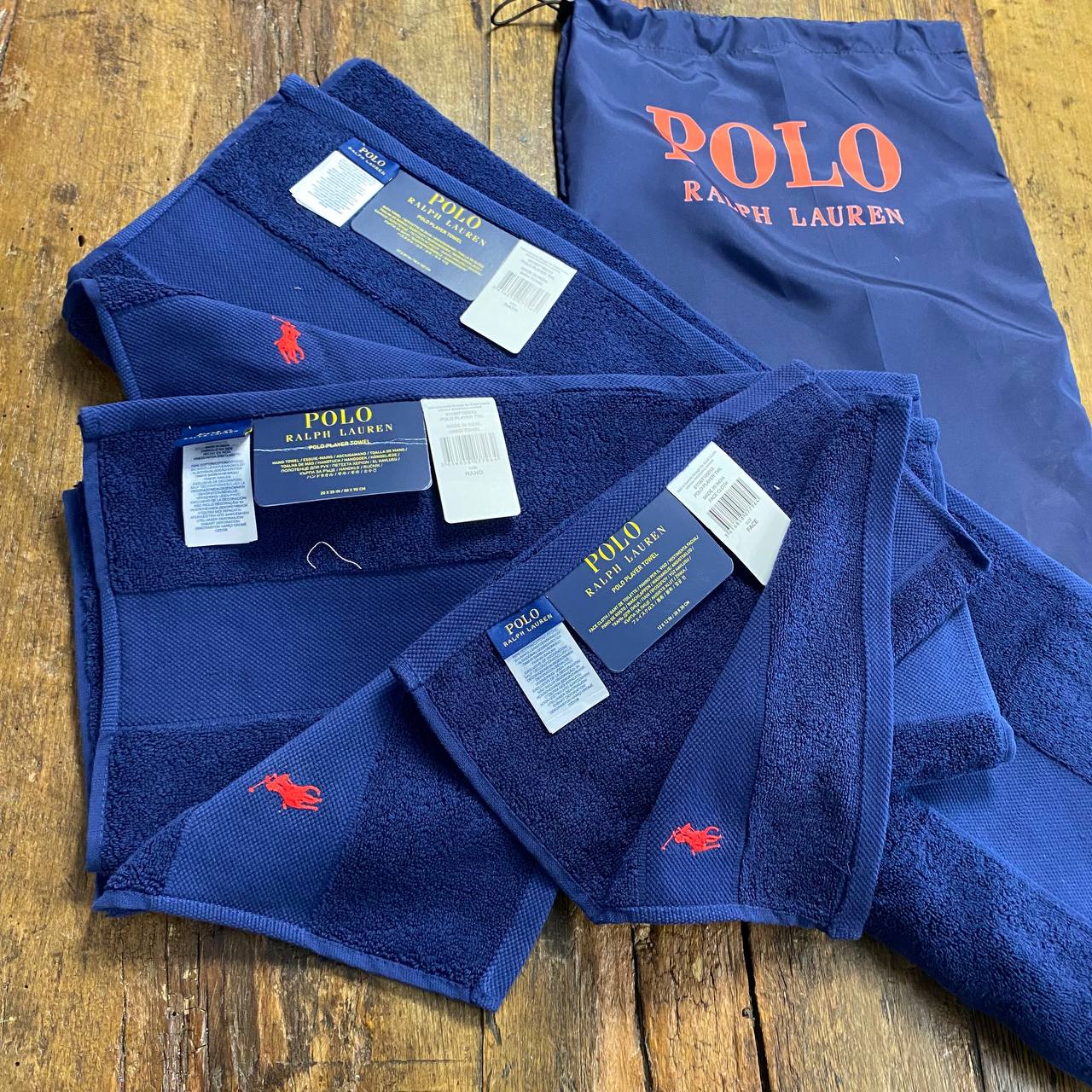 Polo Ralph Lauren 3-piece Towel Set Blue