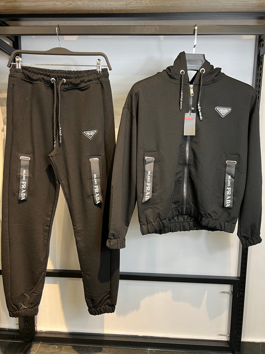 Prada Black Tracksuit