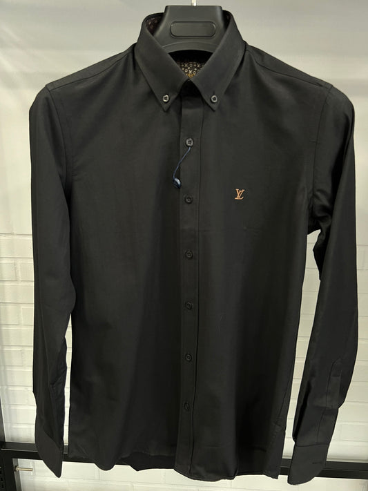 Lv Monogram Black Shirt