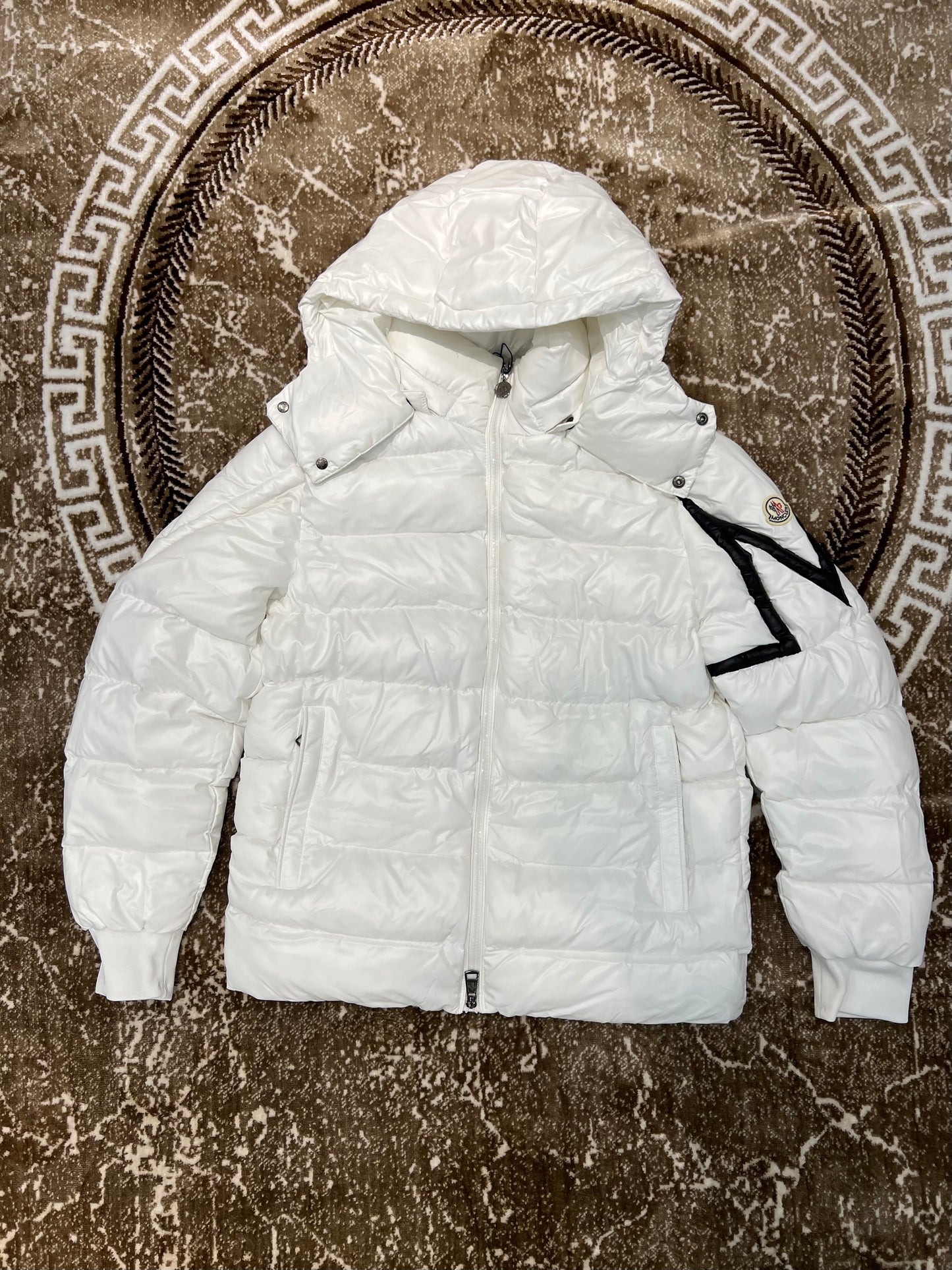 Moncler Corydale White Puffer