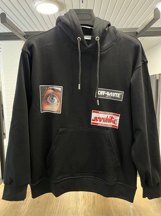 Off White Black Hoodie SKU-3